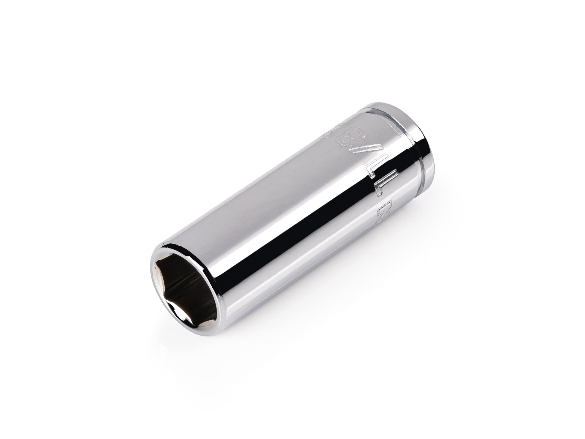 TEKTON 1/4 Inch Drive x 11/32 Inch Semi-Deep 6-Point Socket