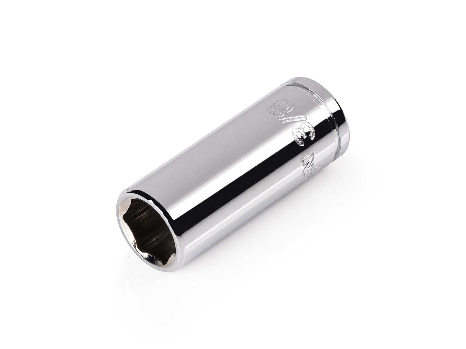 TEKTON 1/4 Inch Drive x 3/8 Inch Semi-Deep 6-Point Socket