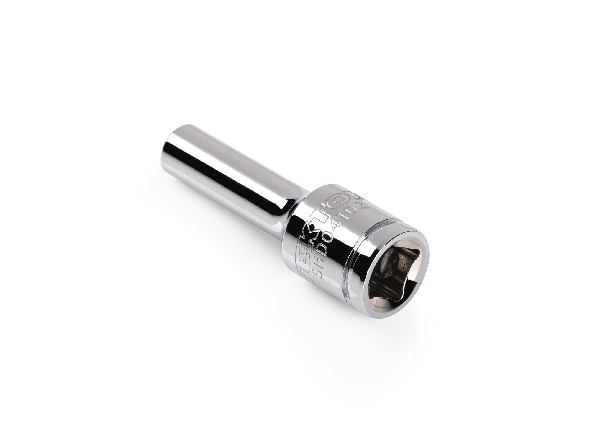 Back angle view of Tekton hand drive 6-point socket. Item #SHD04102