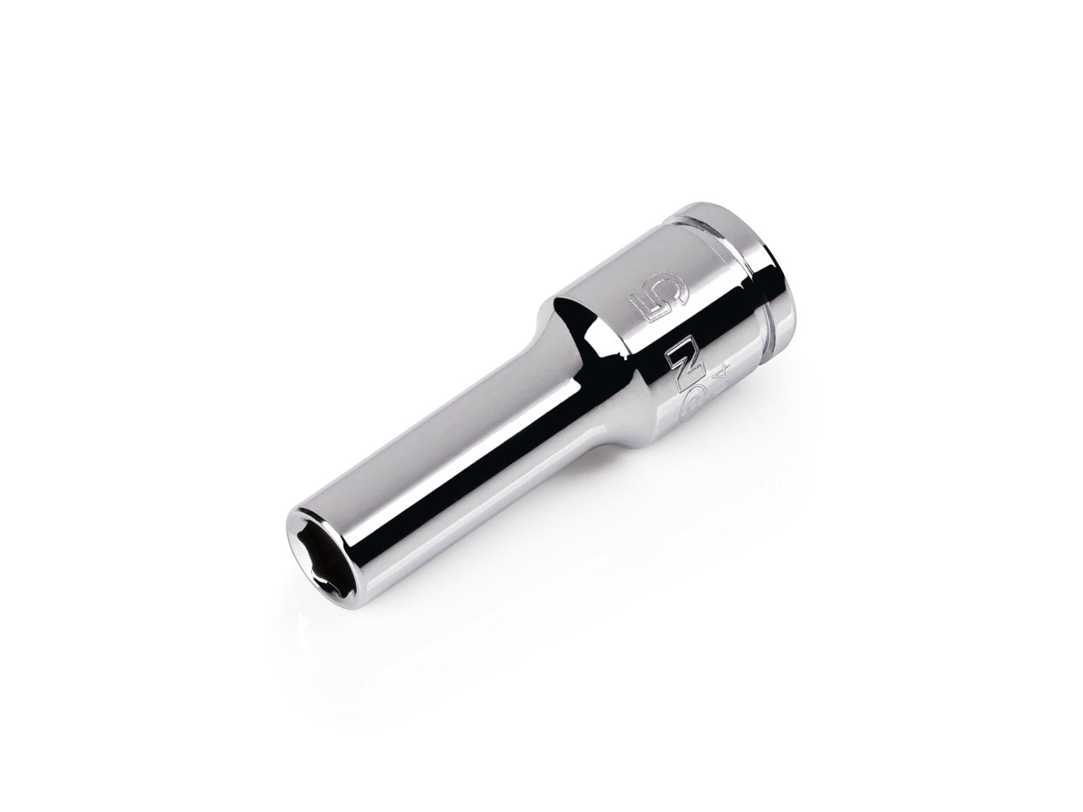 TEKTON 1/4 Inch Drive x 5 mm Semi-Deep 6-Point Socket
