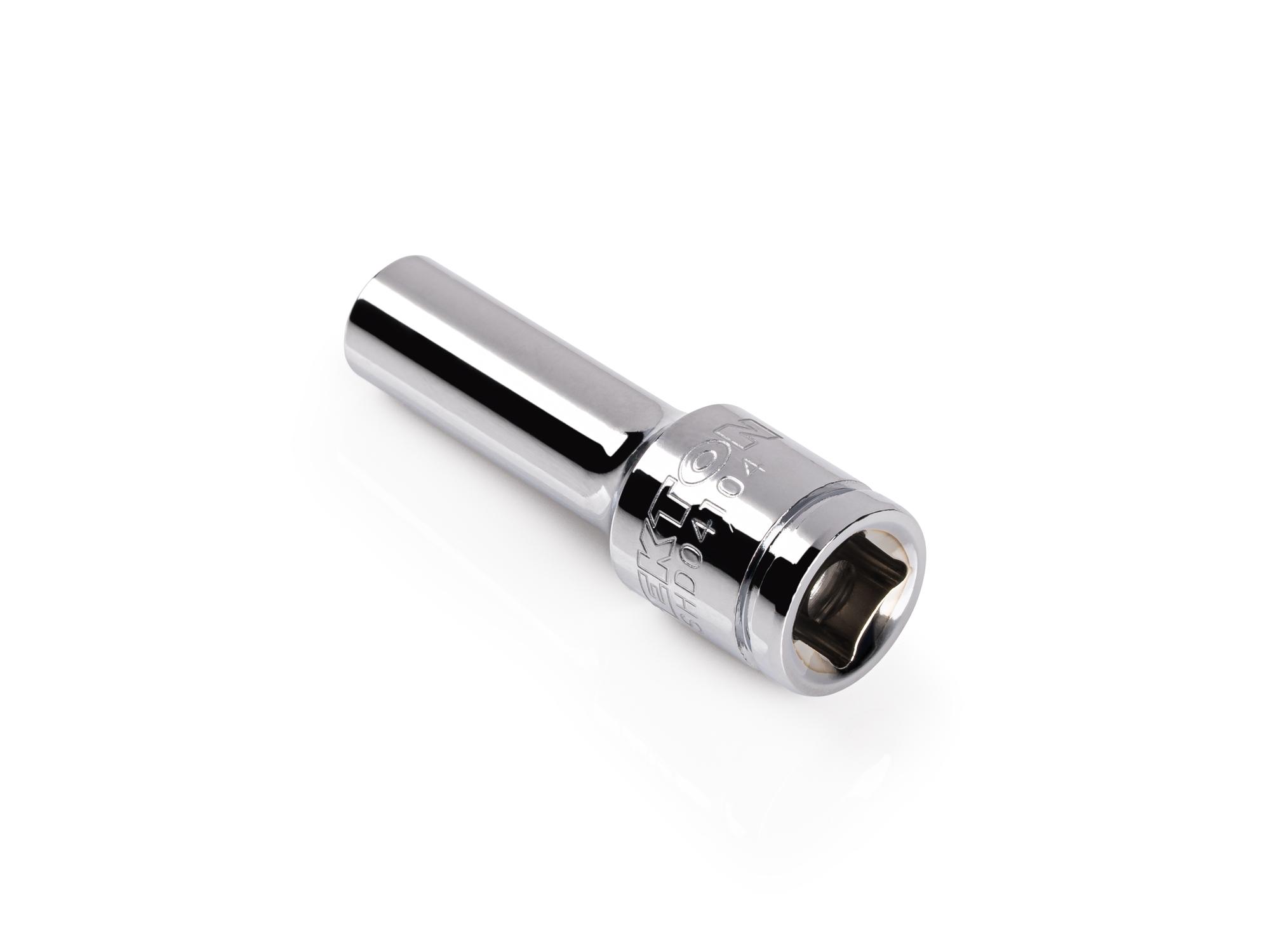 Back angle view of Tekton hand drive 6-point socket. Item #SHD04104