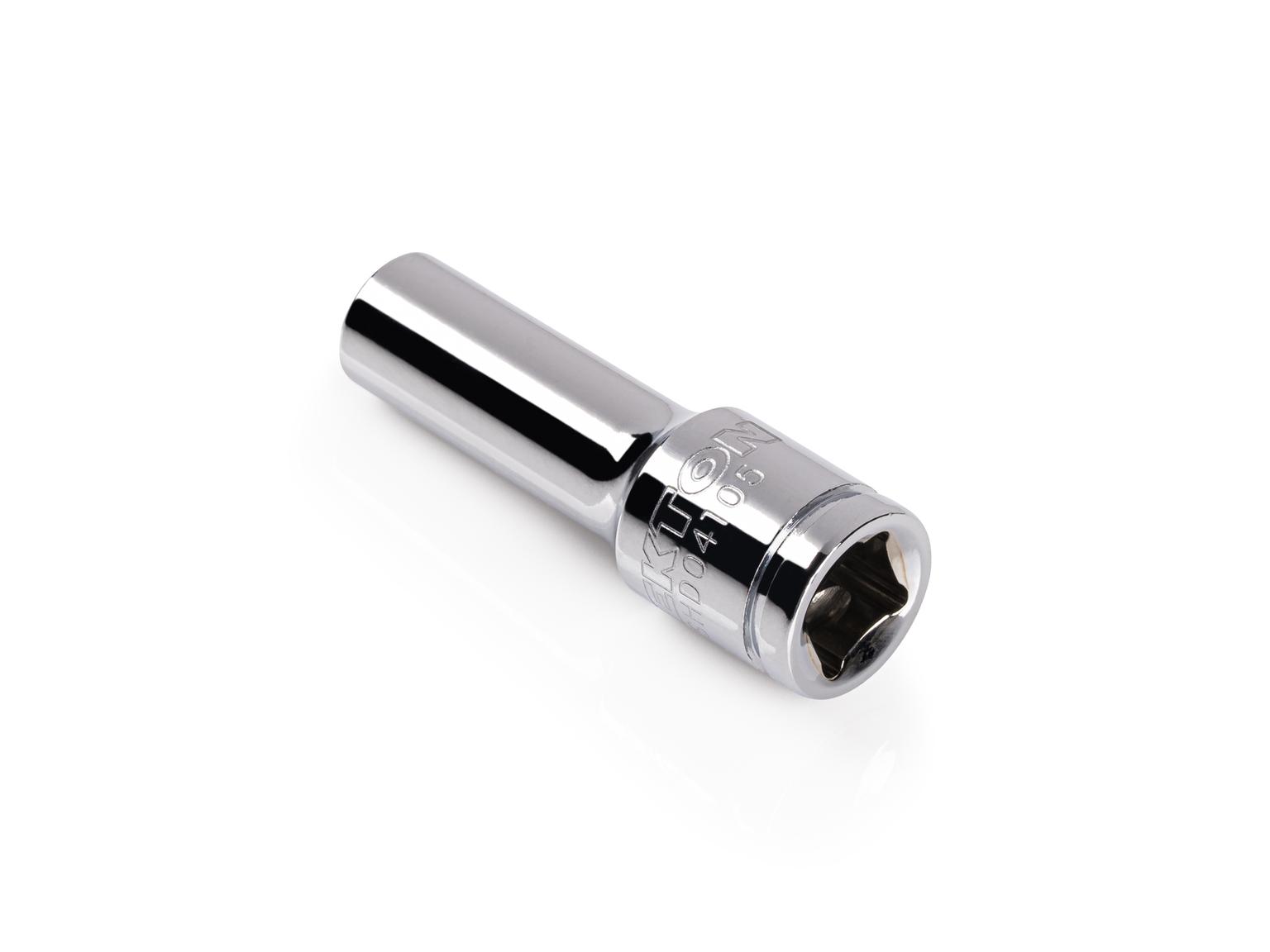 Back angle view of Tekton hand drive 6-point socket. Item #SHD04105