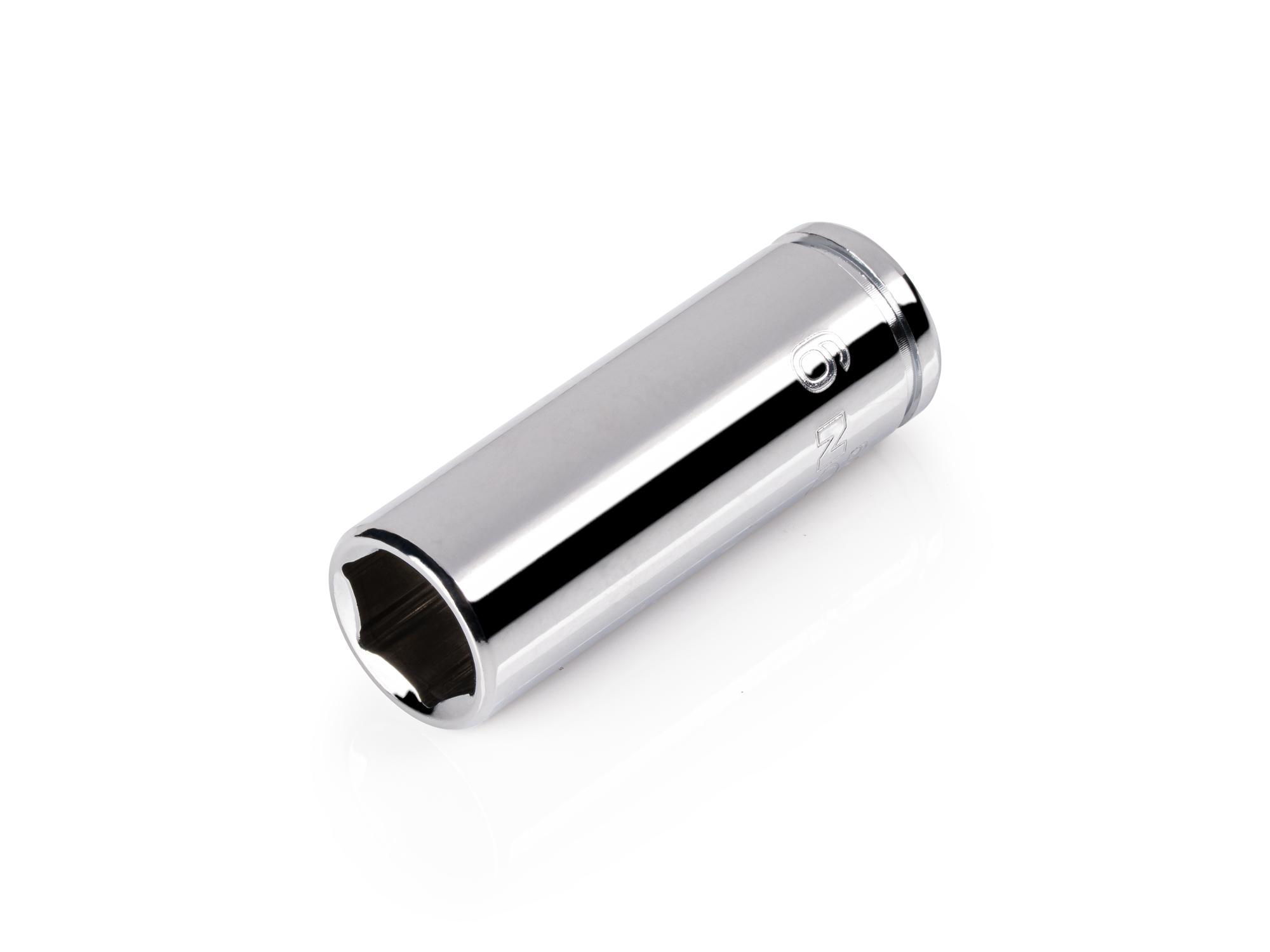 TEKTON 1/4 Inch Drive x 9 mm Semi-Deep 6-Point Socket