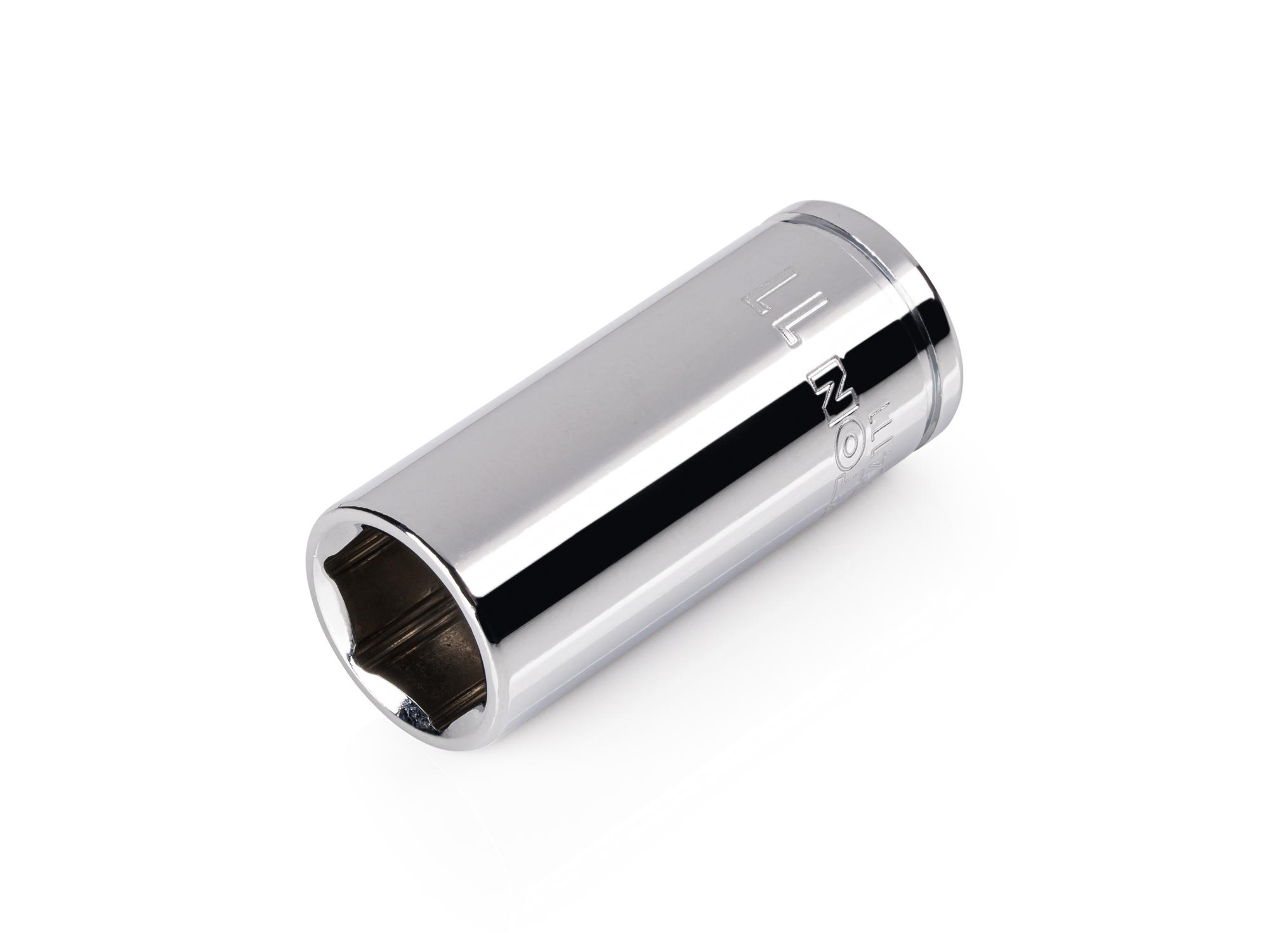 TEKTON 1/4 Inch Drive x 11 mm Semi-Deep 6-Point Socket