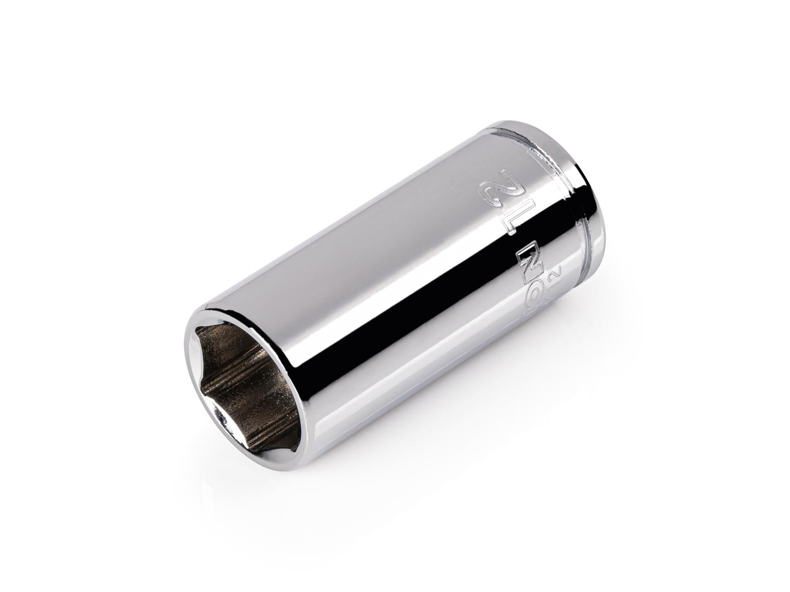 TEKTON 1/4 Inch Drive x 12 mm Semi-Deep 6-Point Socket