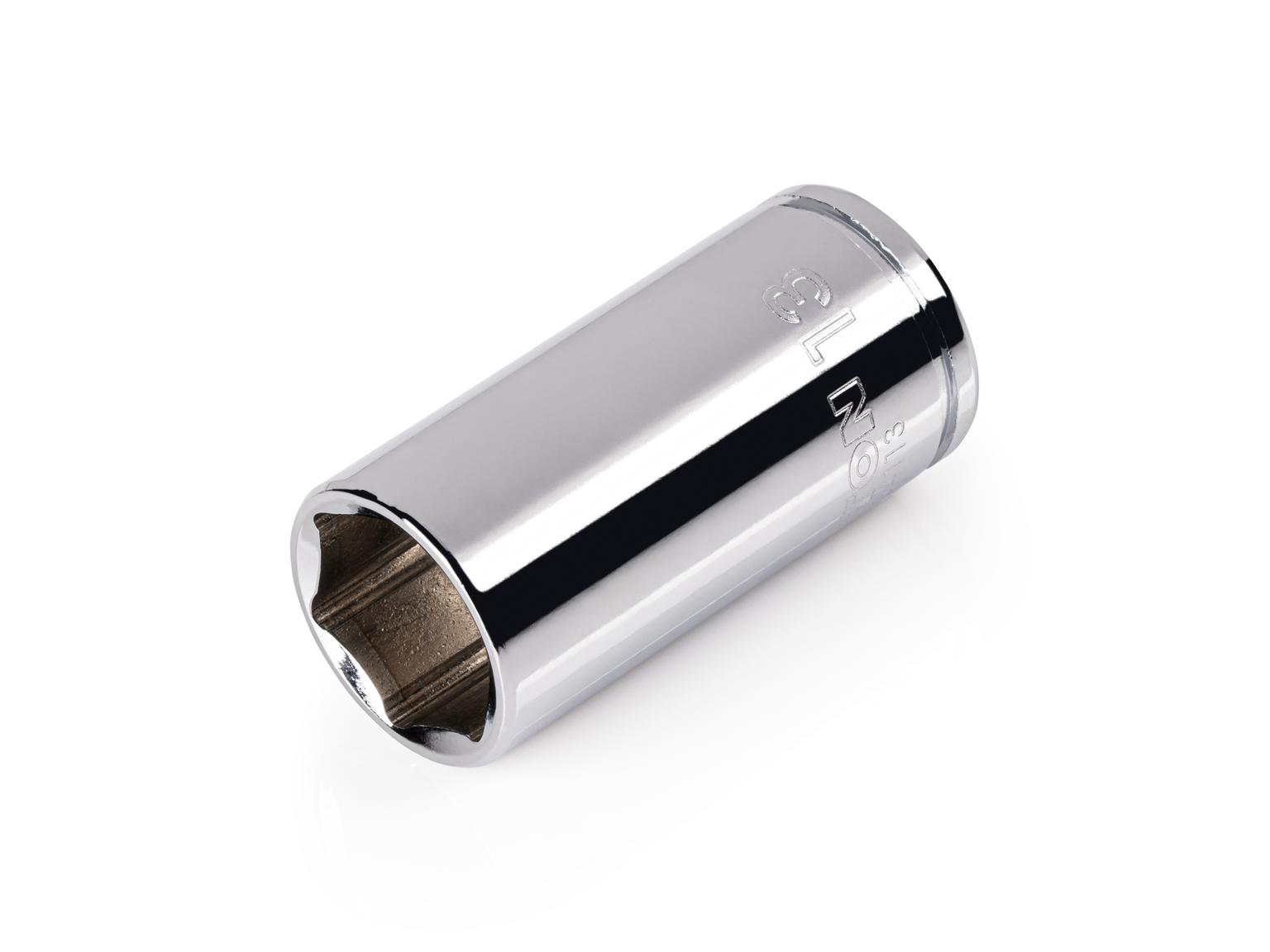 TEKTON 1/4 Inch Drive x 13 mm Semi-Deep 6-Point Socket