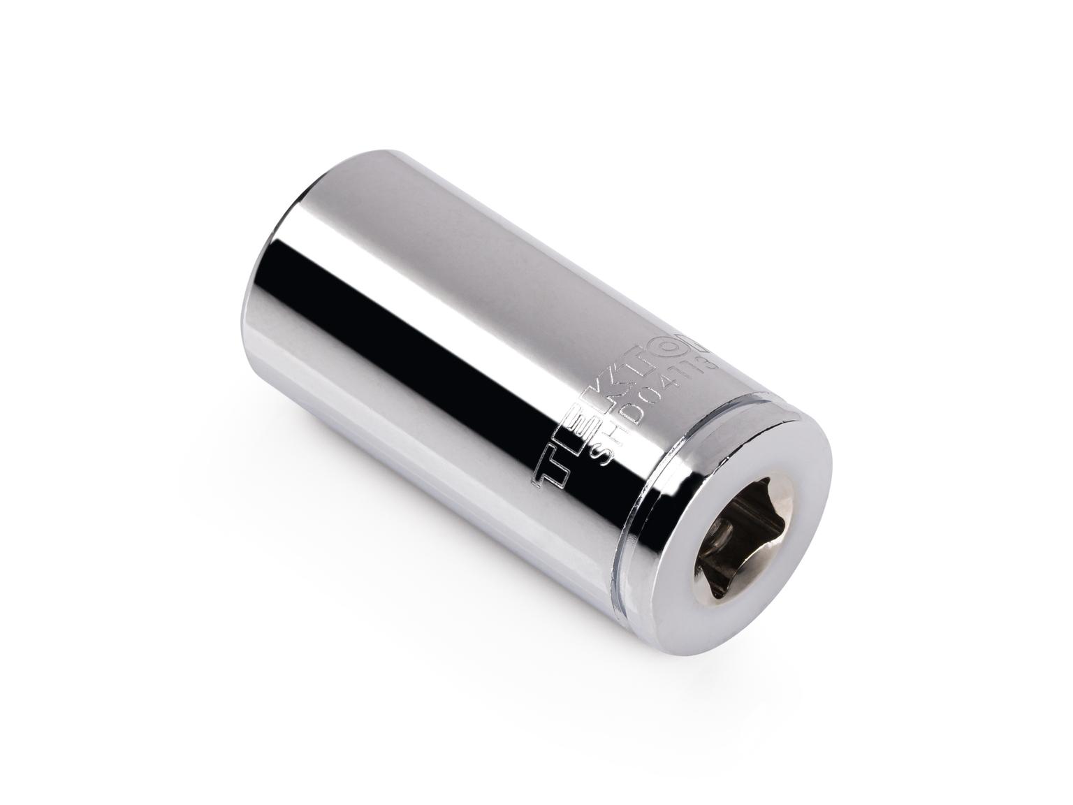 Back angle view of Tekton hand drive 6-point socket. Item #SHD04113