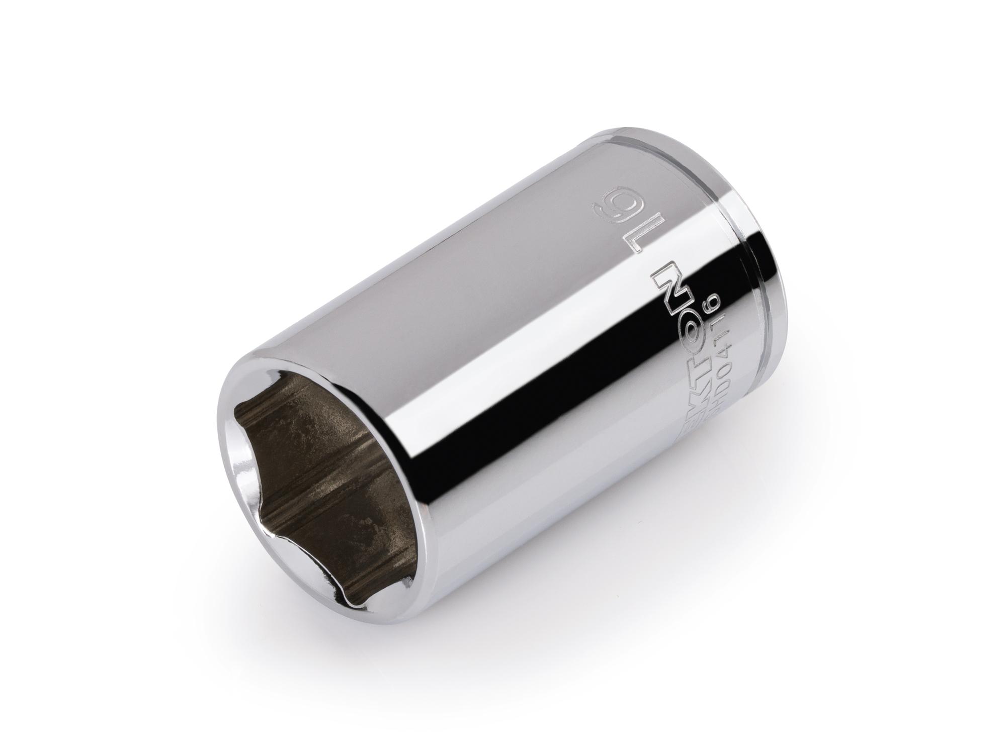TEKTON 1/4 Inch Drive x 16 mm Semi-Deep 6-Point Socket