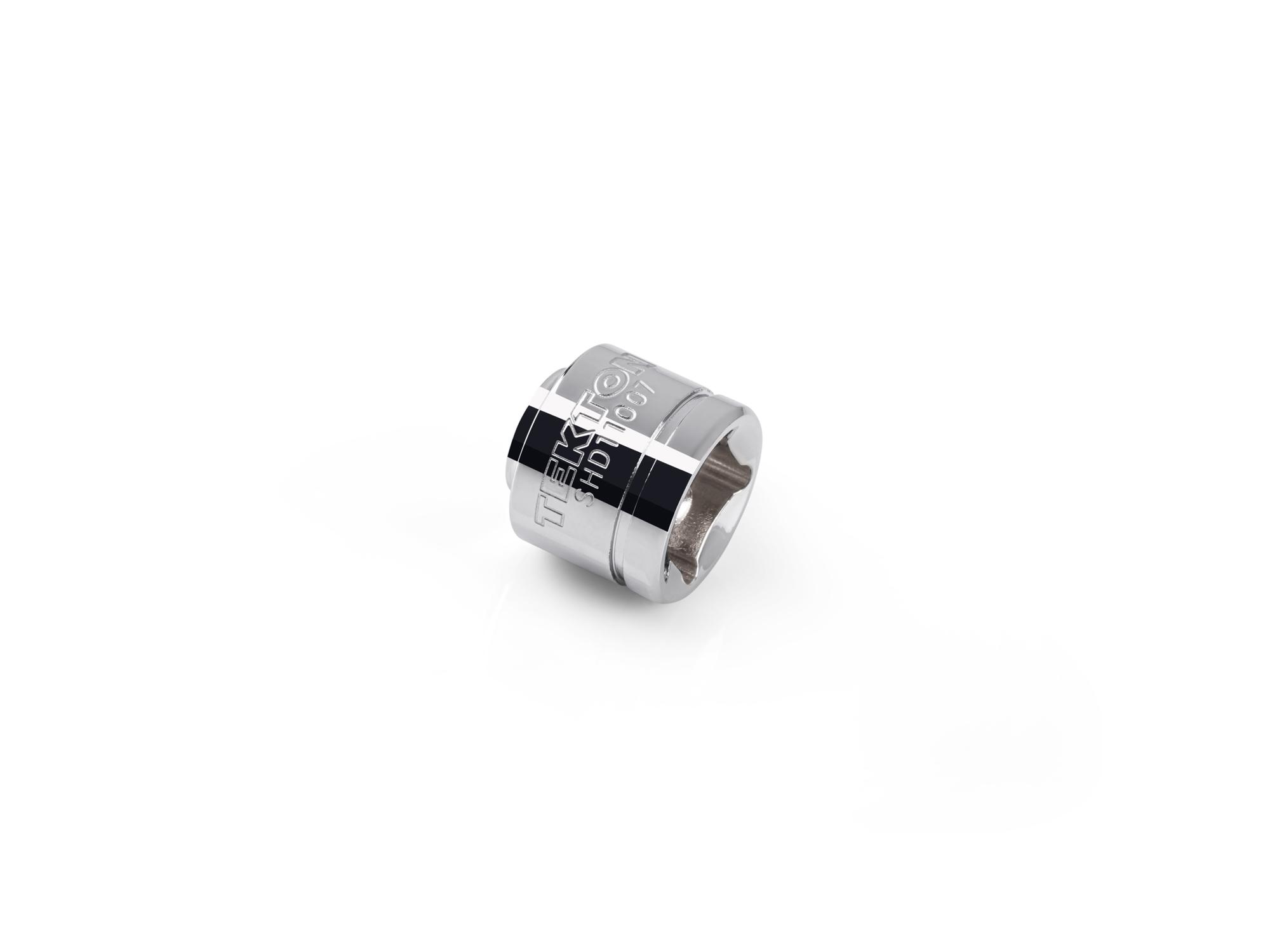 Back angle view of Tekton hand drive 6-point socket. Item #SHD11007