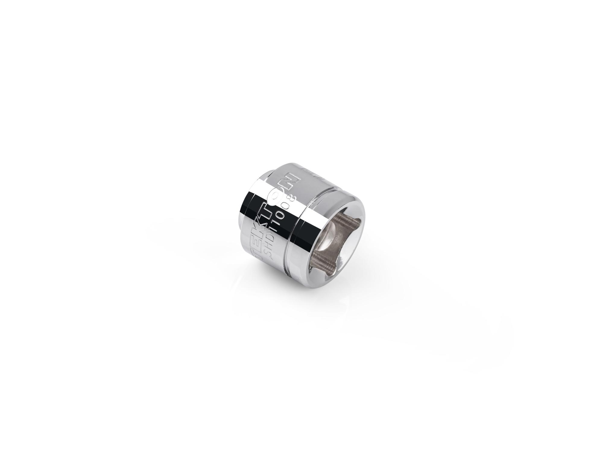 Back angle view of Tekton hand drive 6-point socket. Item #SHD11008