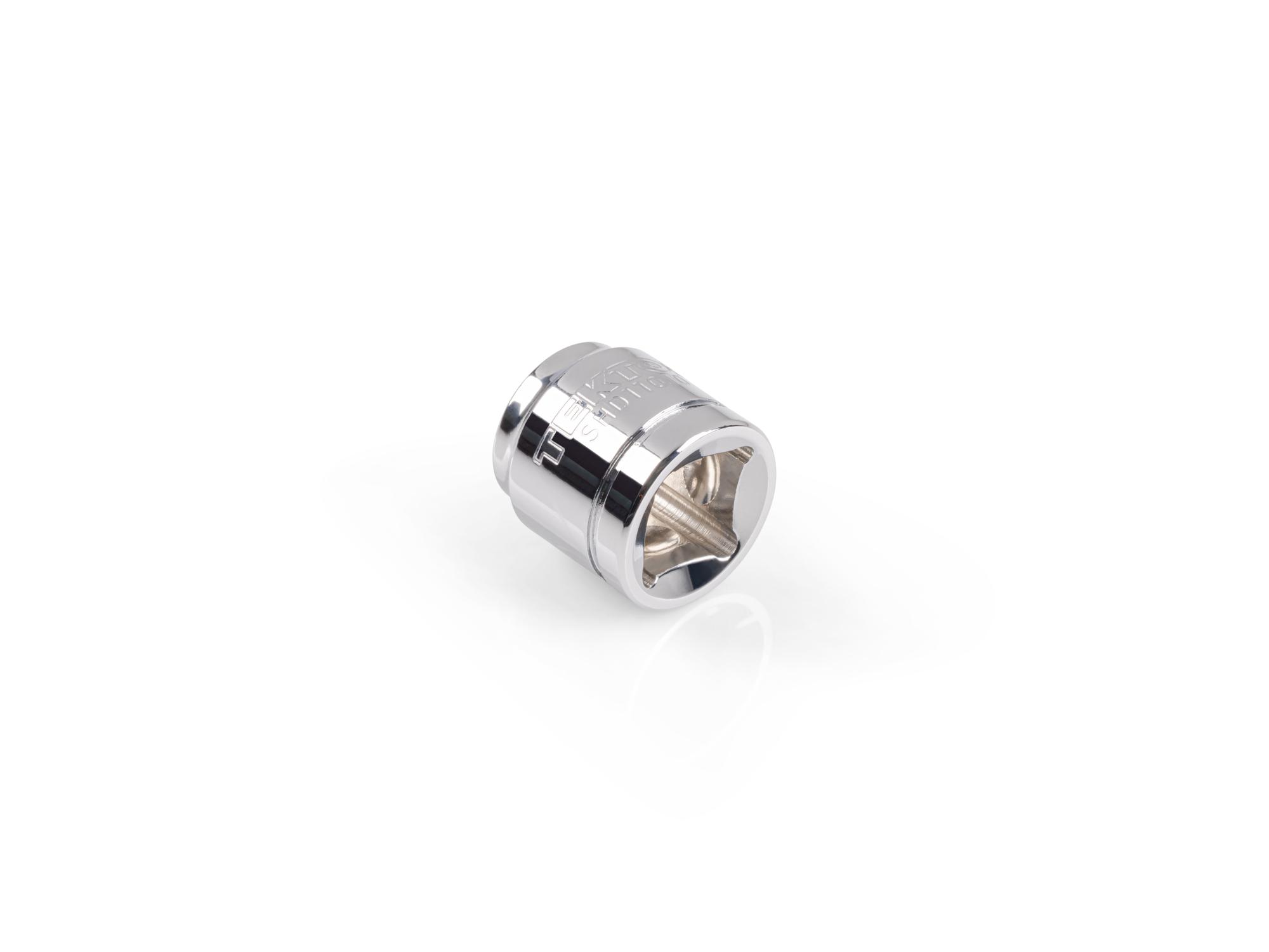 Back angle view of Tekton hand drive 6-point socket. Item #SHD11010