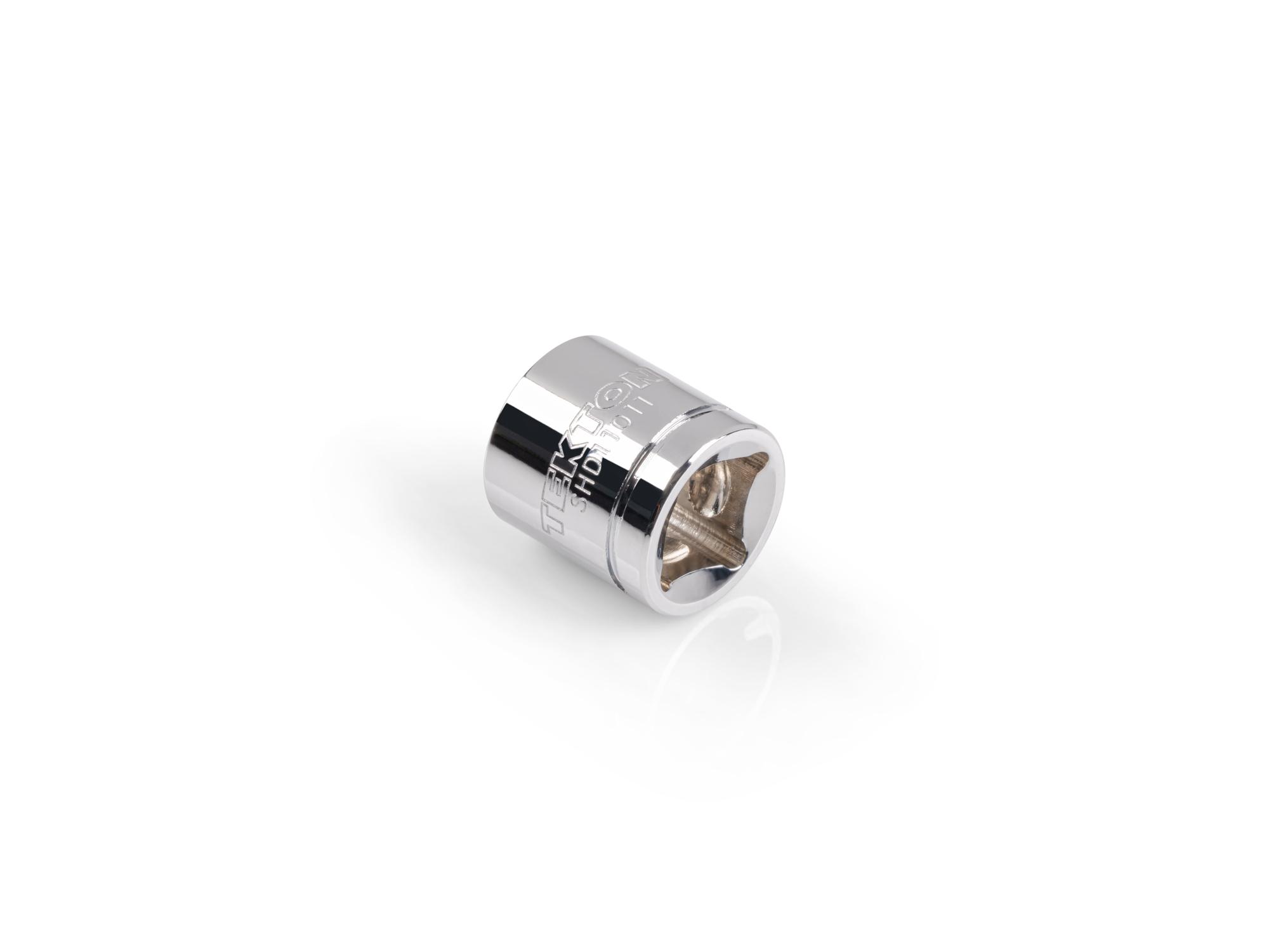 Back angle view of Tekton hand drive 6-point socket. Item #SHD11011