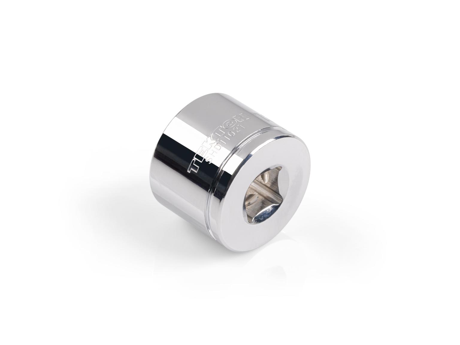 Back angle view of Tekton hand drive 6-point socket. Item #SHD11021