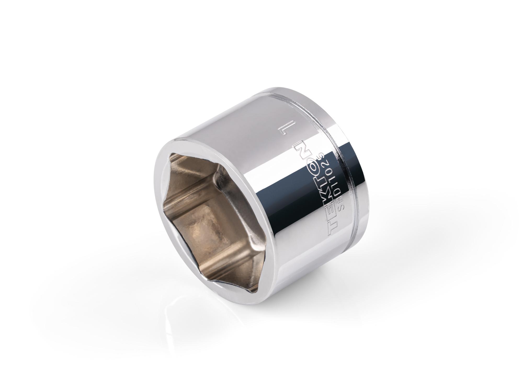 TEKTON 3/8 Inch Drive x 1 Inch Extra-Shallow 6-Point Socket