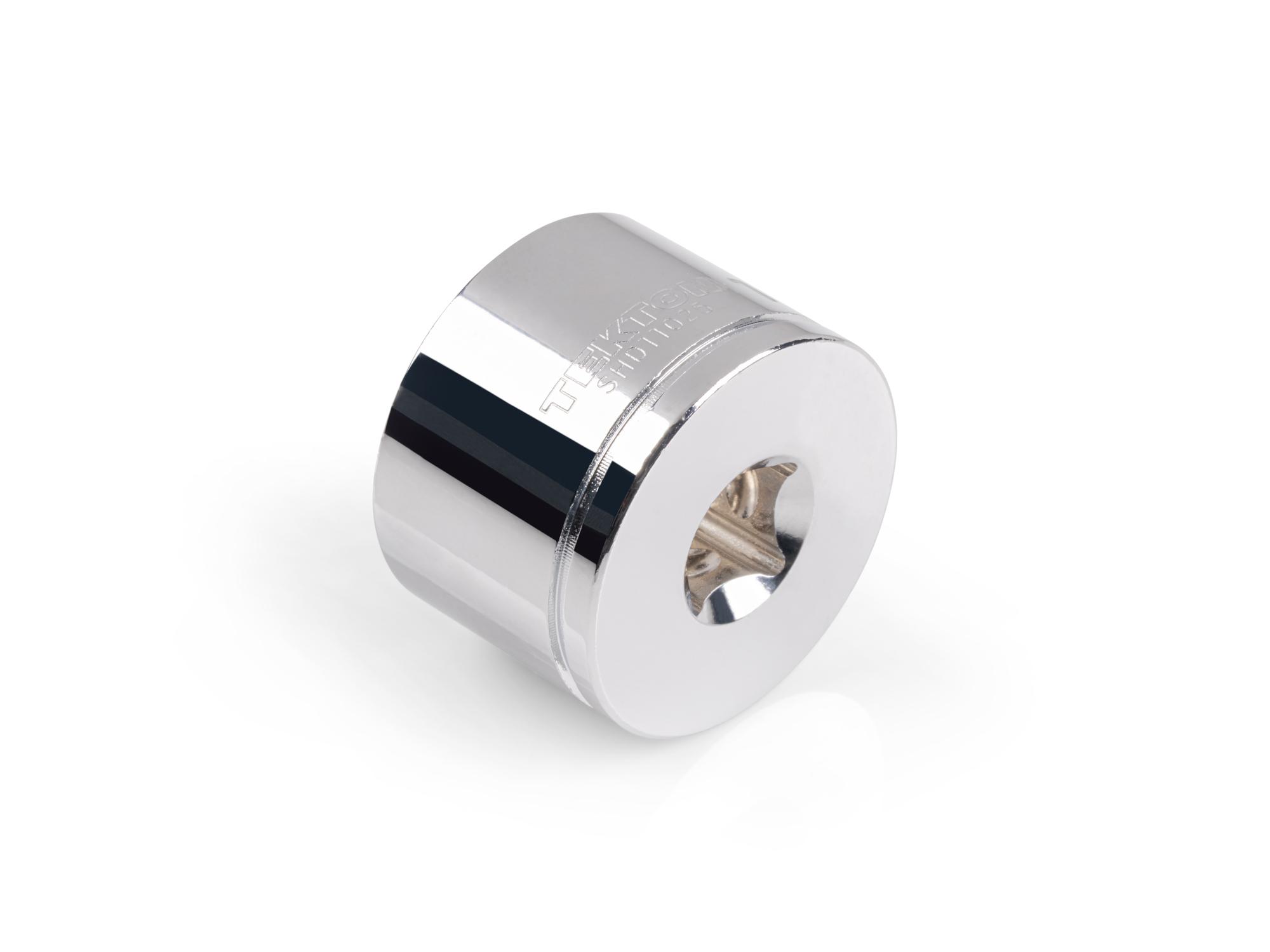 Back angle view of Tekton hand drive 6-point socket. Item #SHD11025