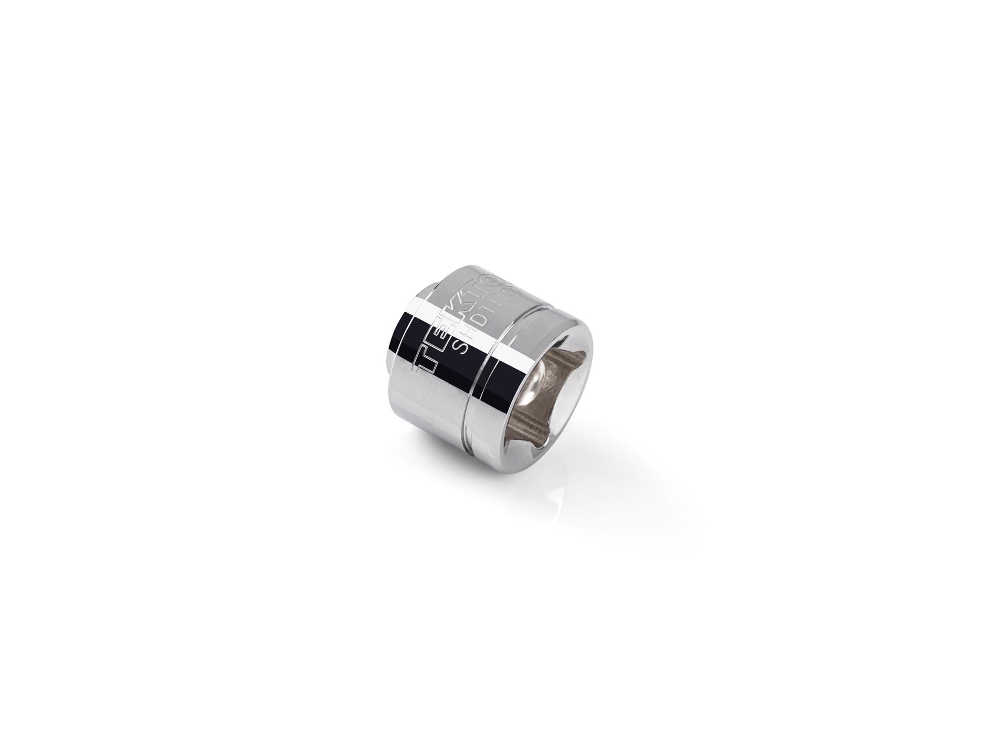 Back angle view of Tekton hand drive 6-point socket. Item #SHD11107