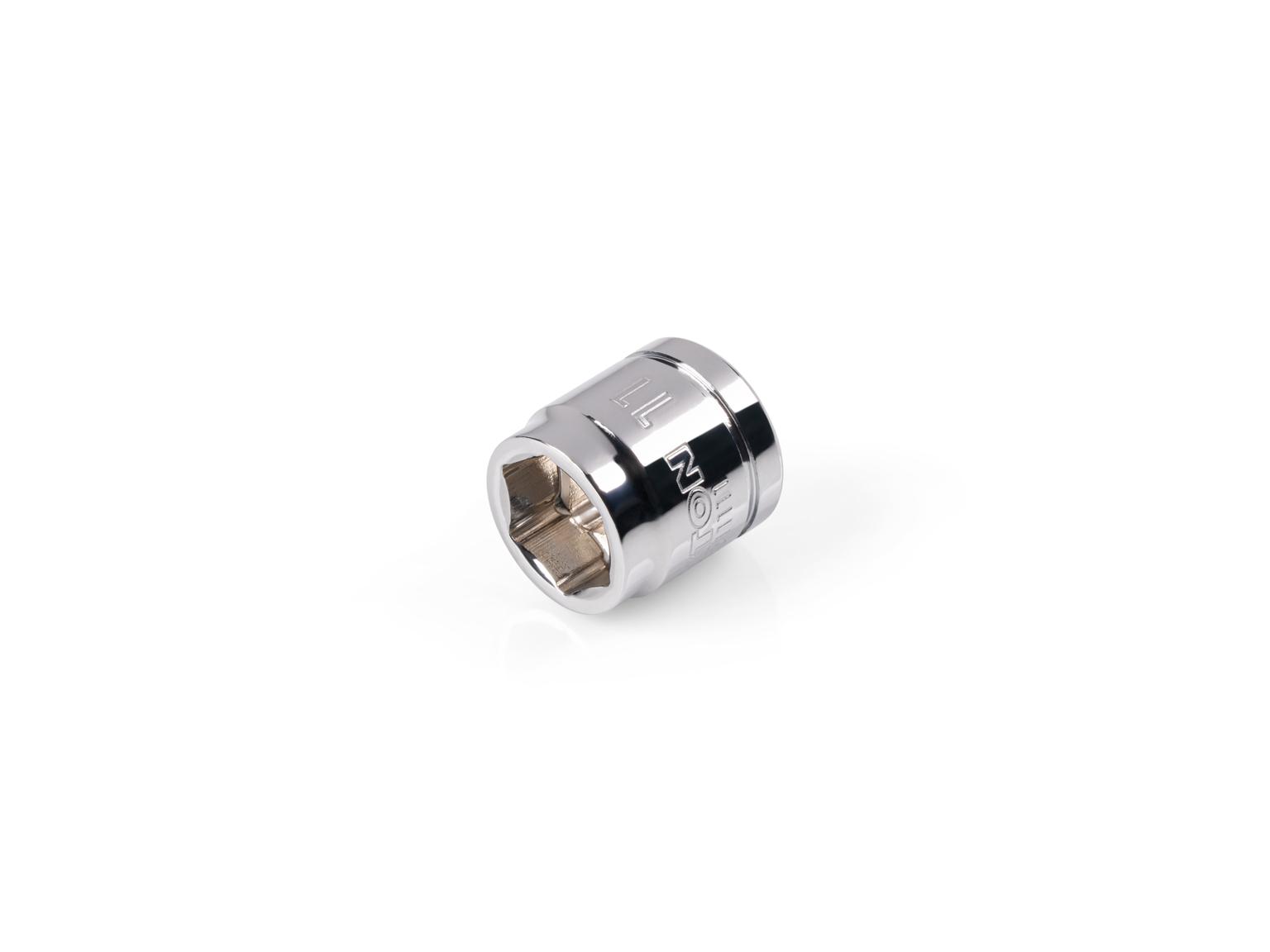 TEKTON 3/8 Inch Drive x 11 mm Extra-Shallow 6-Point Socket
