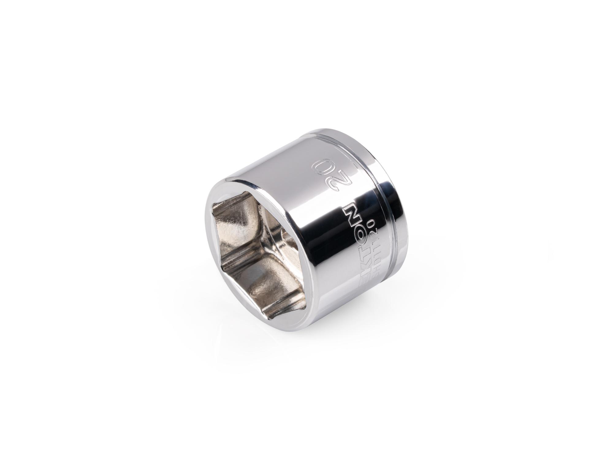 TEKTON 3/8 Inch Drive x 20 mm Extra-Shallow 6-Point Socket