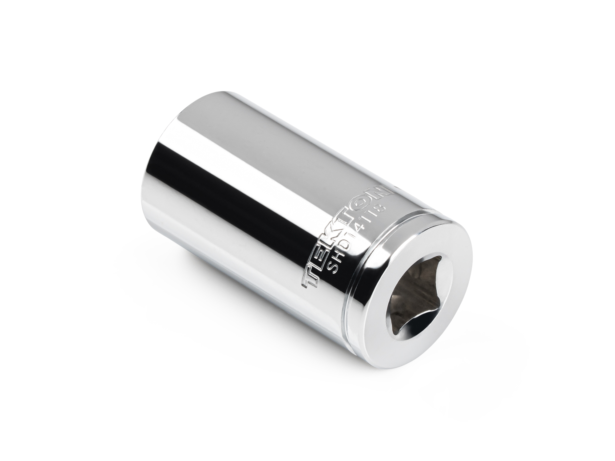 3/8 Inch Drive x 18 mm Semi-Deep 6-Point Socket | TEKTON