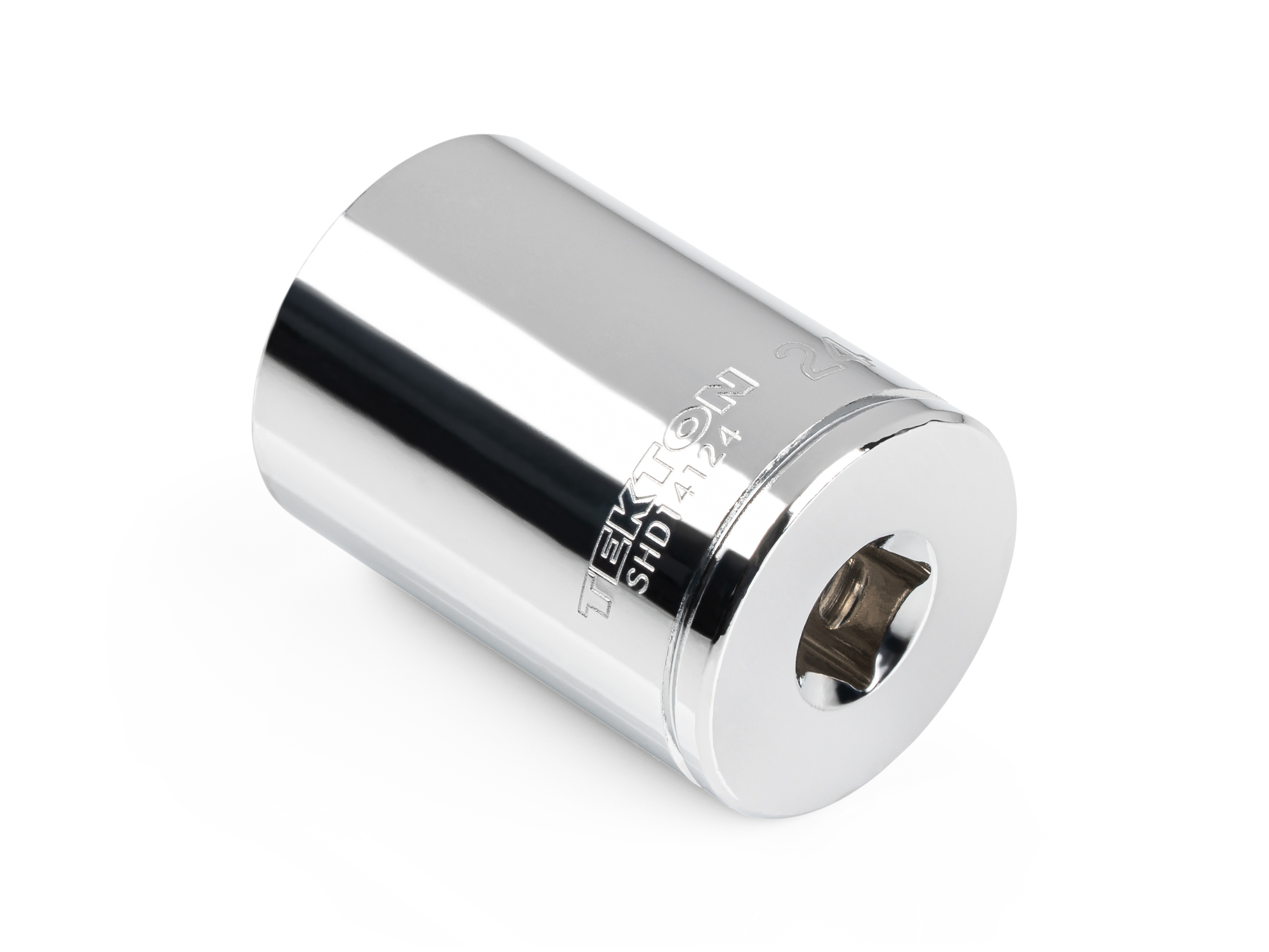 3/8 Inch Drive x 24 mm Semi-Deep 6-Point Socket | TEKTON