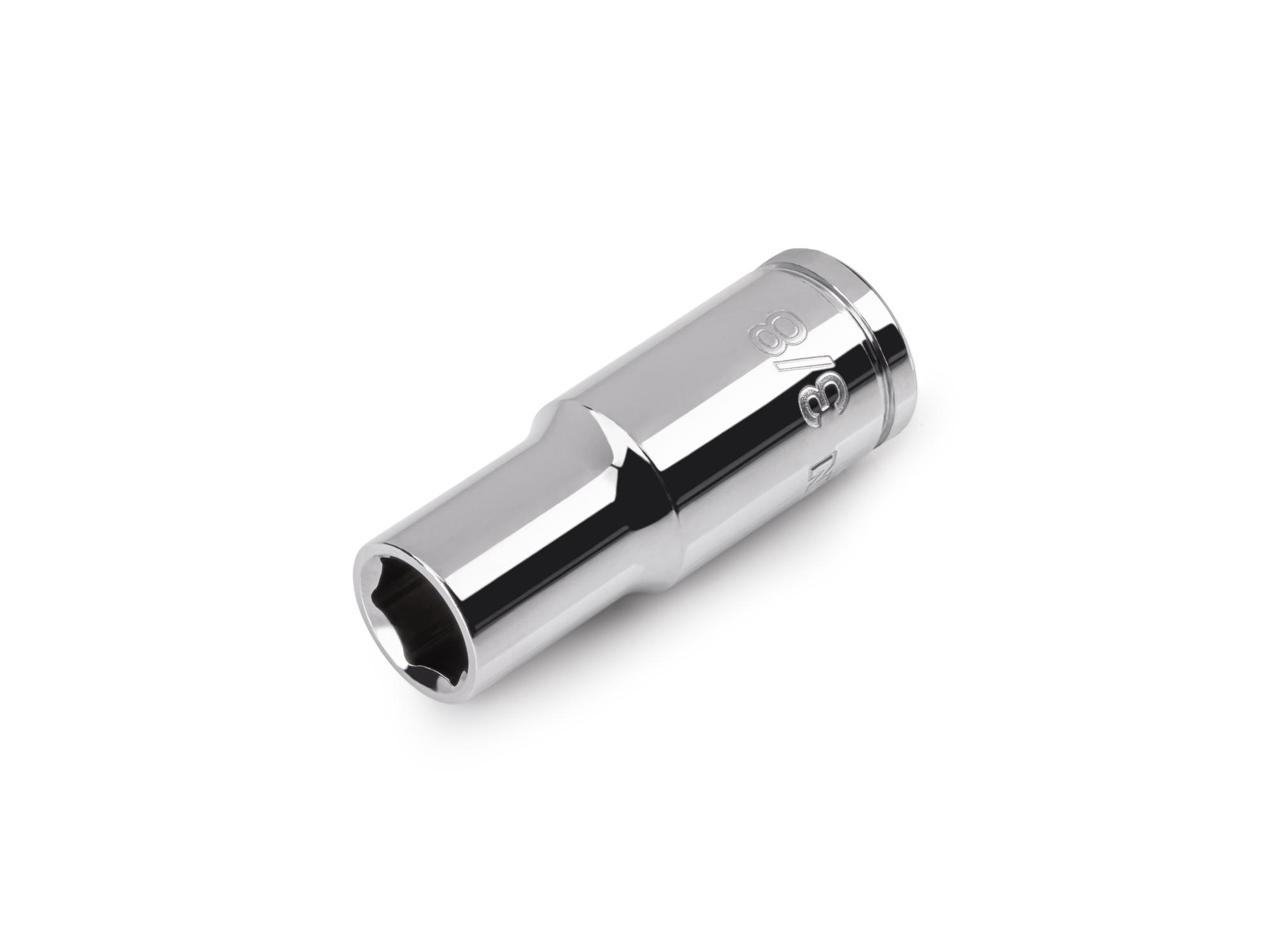 3/8 Inch Drive x 3/8 Inch 6-Point Semi-Deep Socket (Incorrect Shoulder Height)