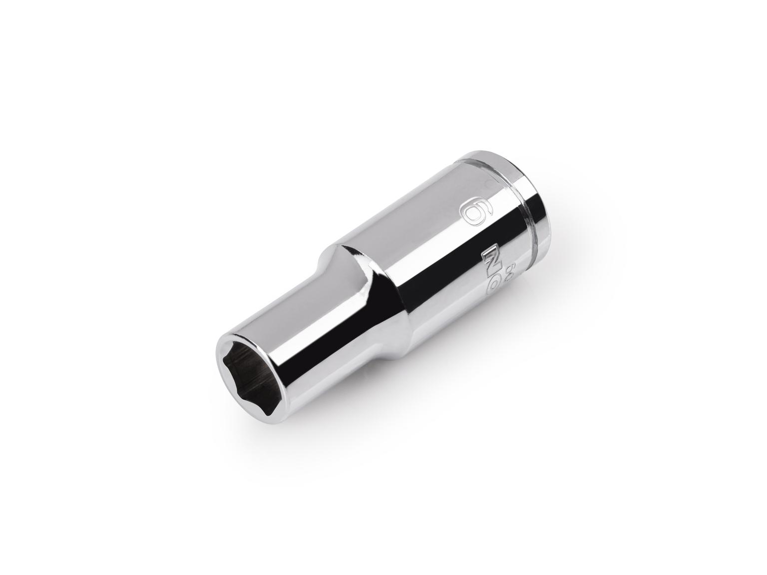 TEKTON 3/8 in. Drive x 9 mm 6-Point Semi-Deep Socket (Incorrect Shoulder Height)