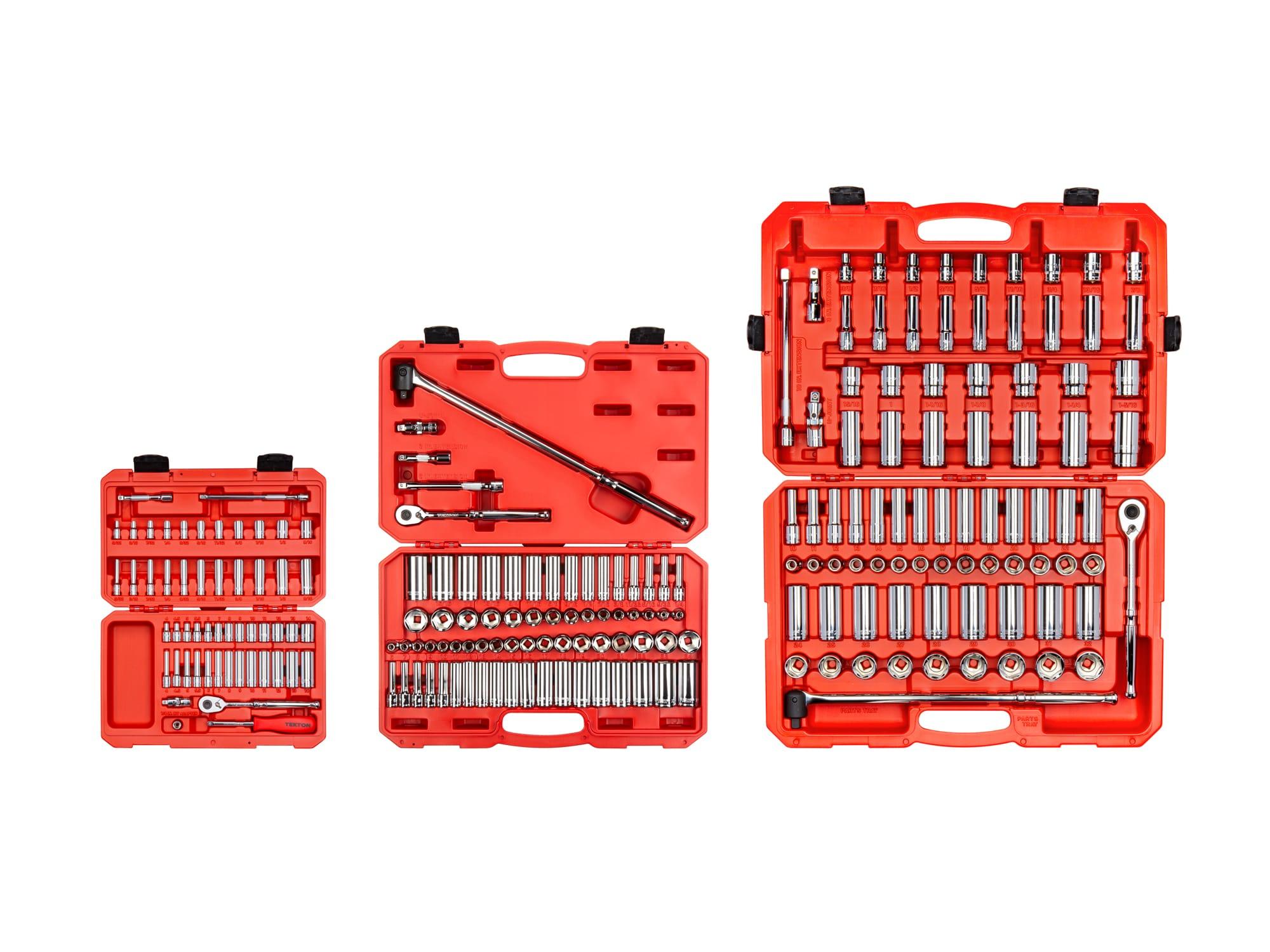 Front view of Tekton case set. Item #SKT95302