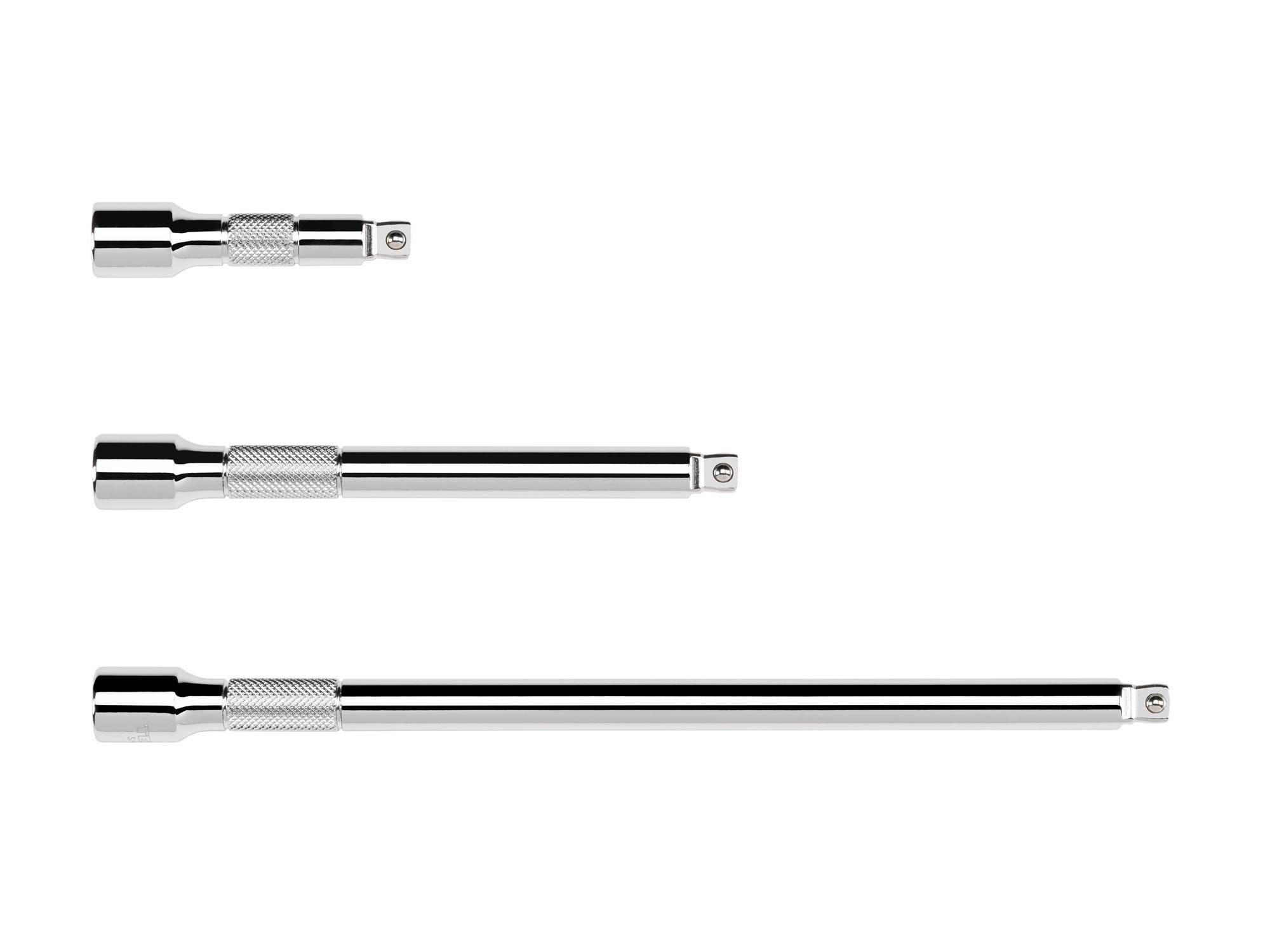 Laid out contents of Tekton hand drive accessory set. Item #SHA91014