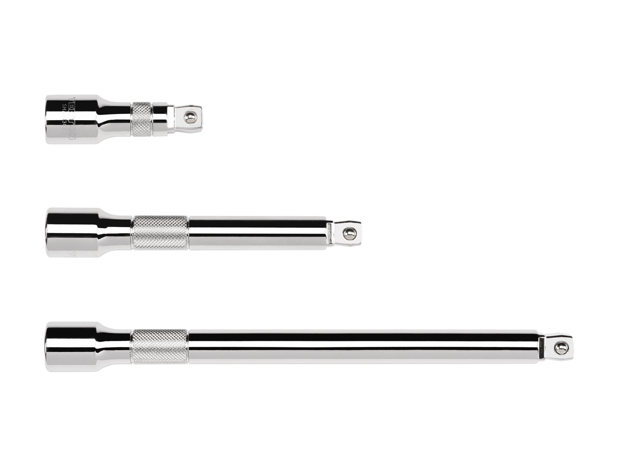 Laid out contents of Tekton hand drive accessory set. Item #SHA92015