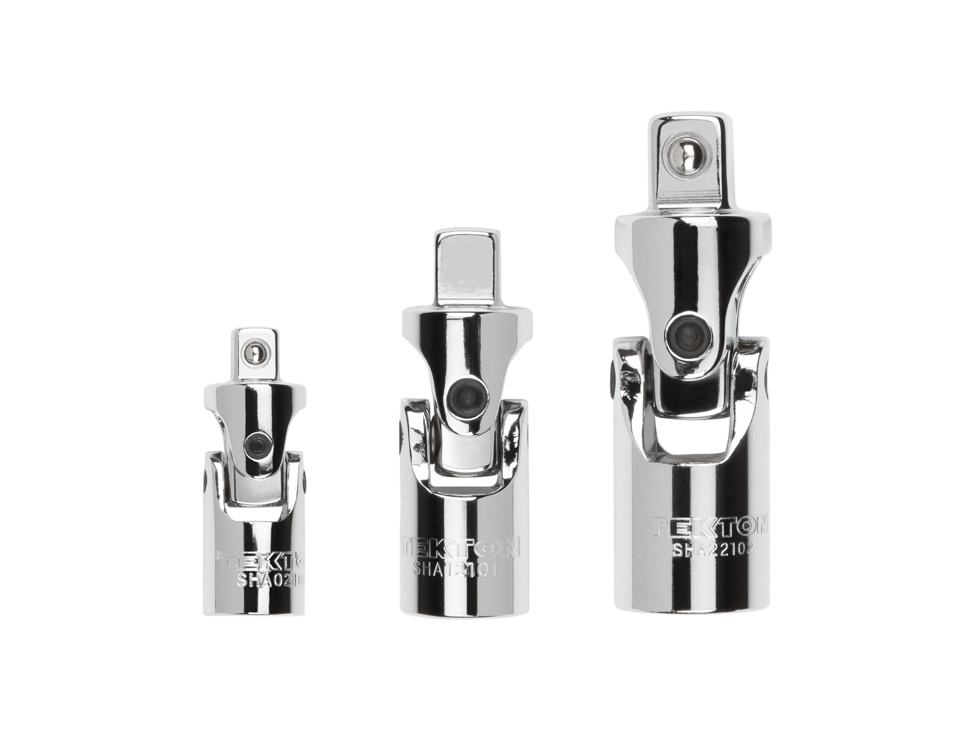 Laid out contents of Tekton hand drive accessory set. Item #SHA99004