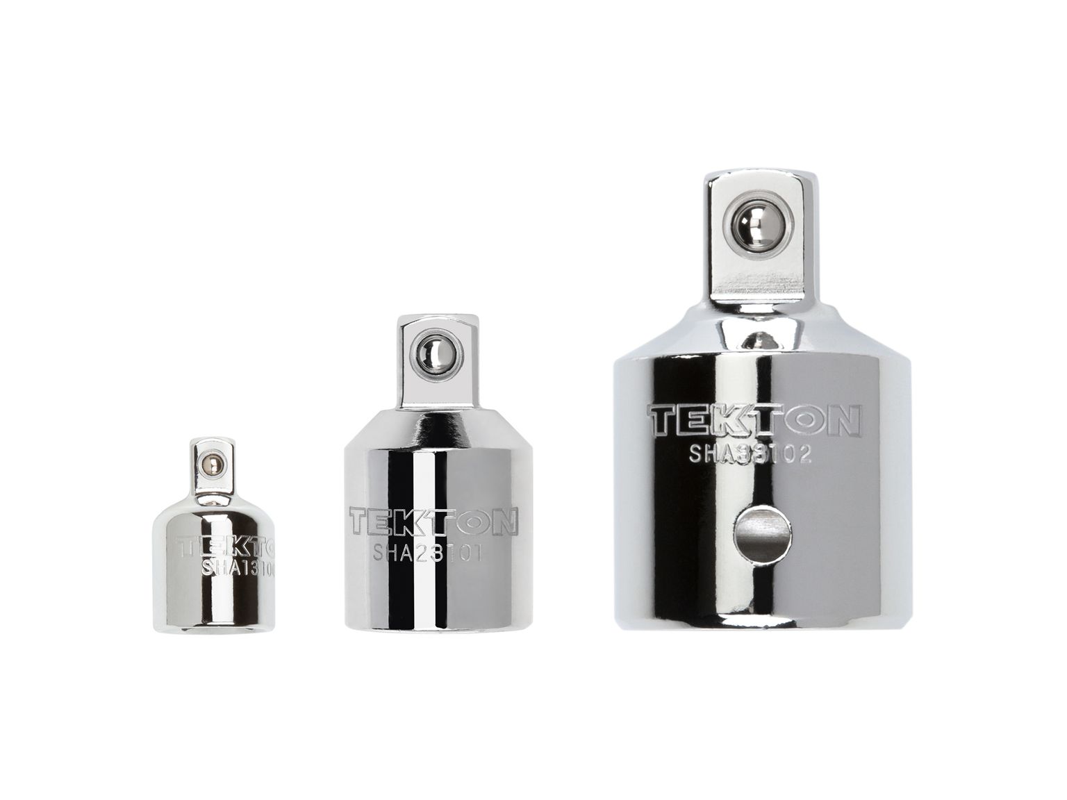 Laid out contents of Tekton hand drive accessory set. Item #SHA99015