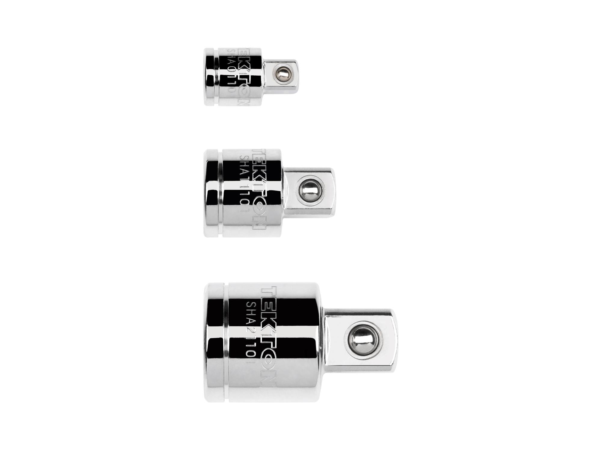 Laid out contents of Tekton hand drive accessory set. Item #SHA99020