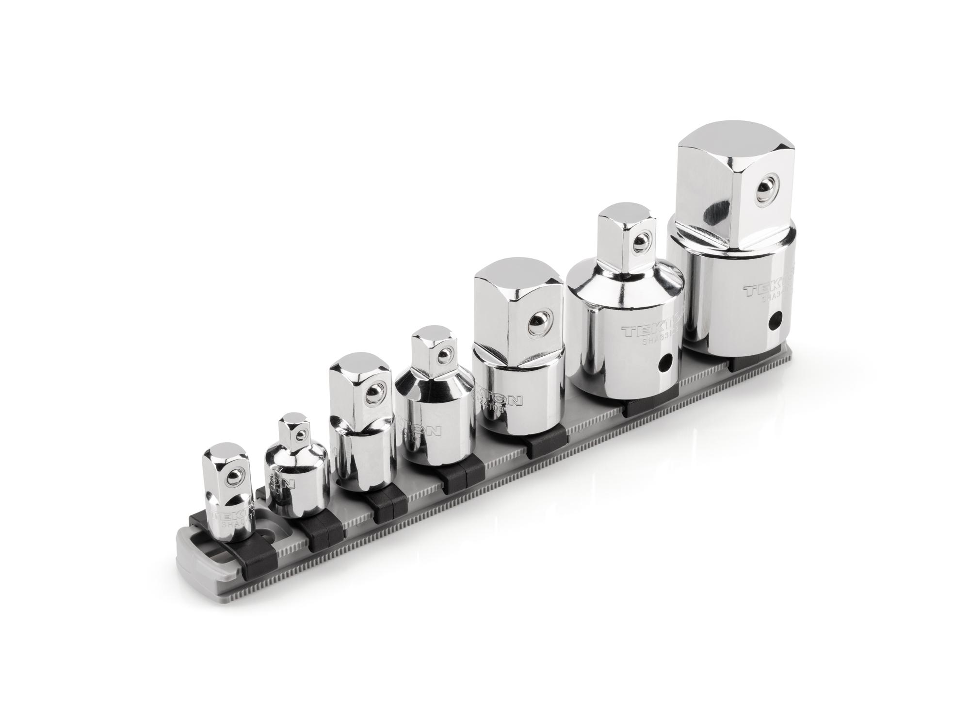 Front-right angle view of Tekton 8.1 hand drive accessory set. Item #SHA99119