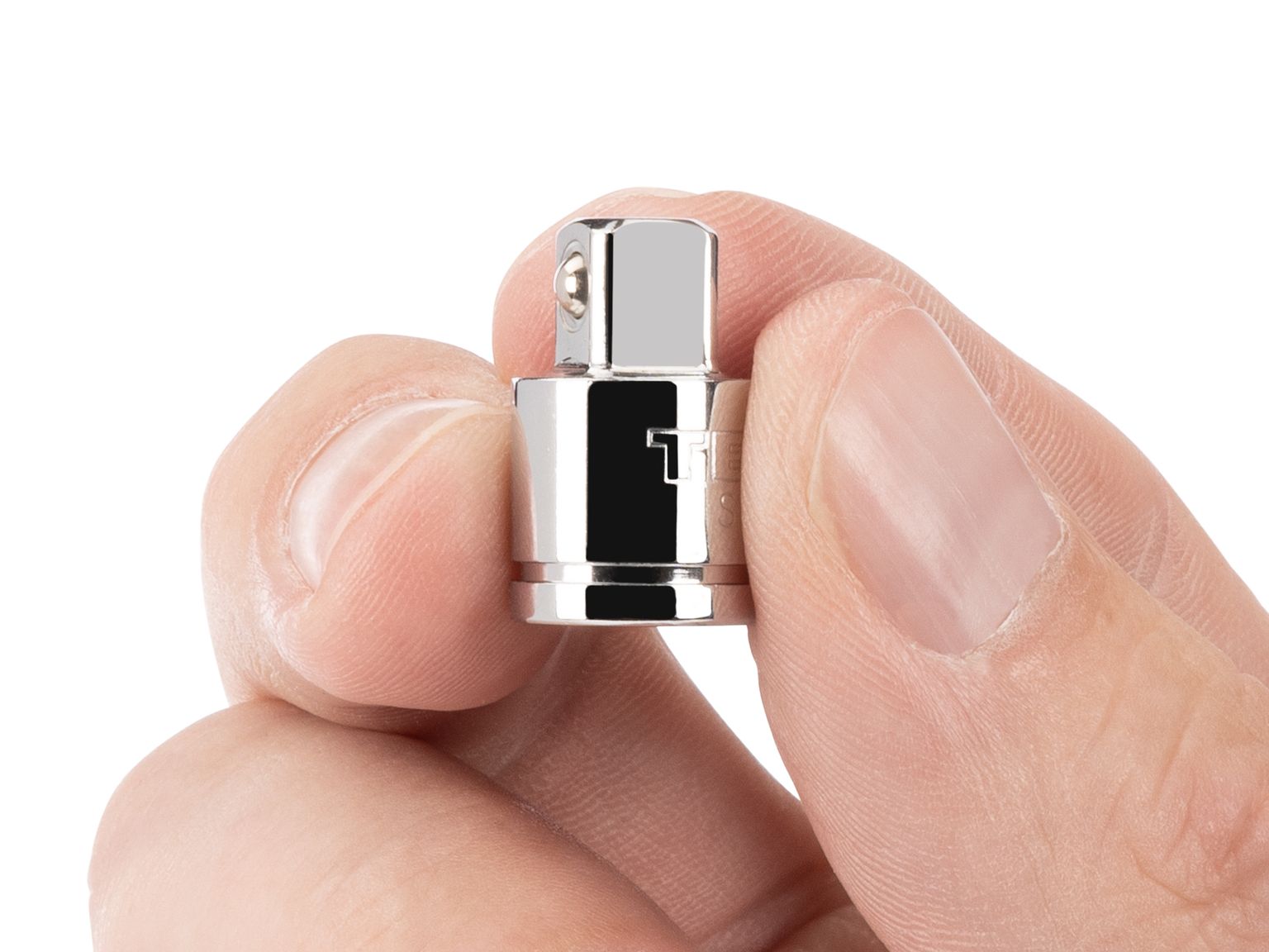 Person holding Tekton 3/4 inch hand drive accessory. Item #SHA01101