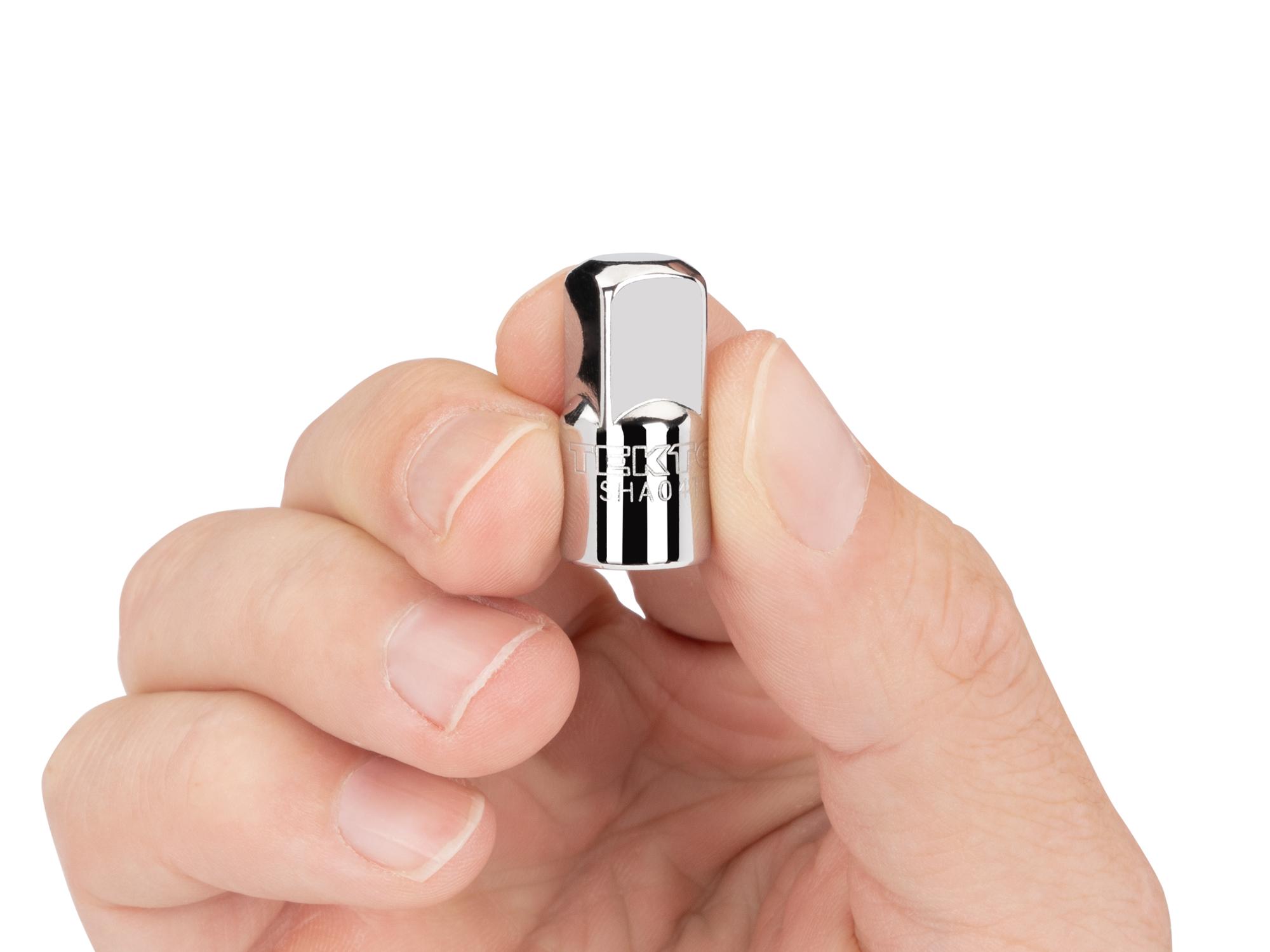 Person holding Tekton hand drive accessory. Item #SHA04101