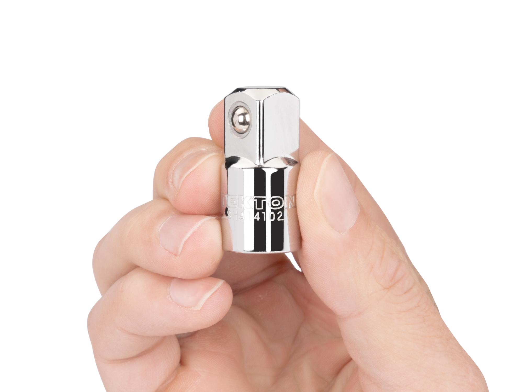 Person holding Tekton hand drive accessory. Item #SHA14102