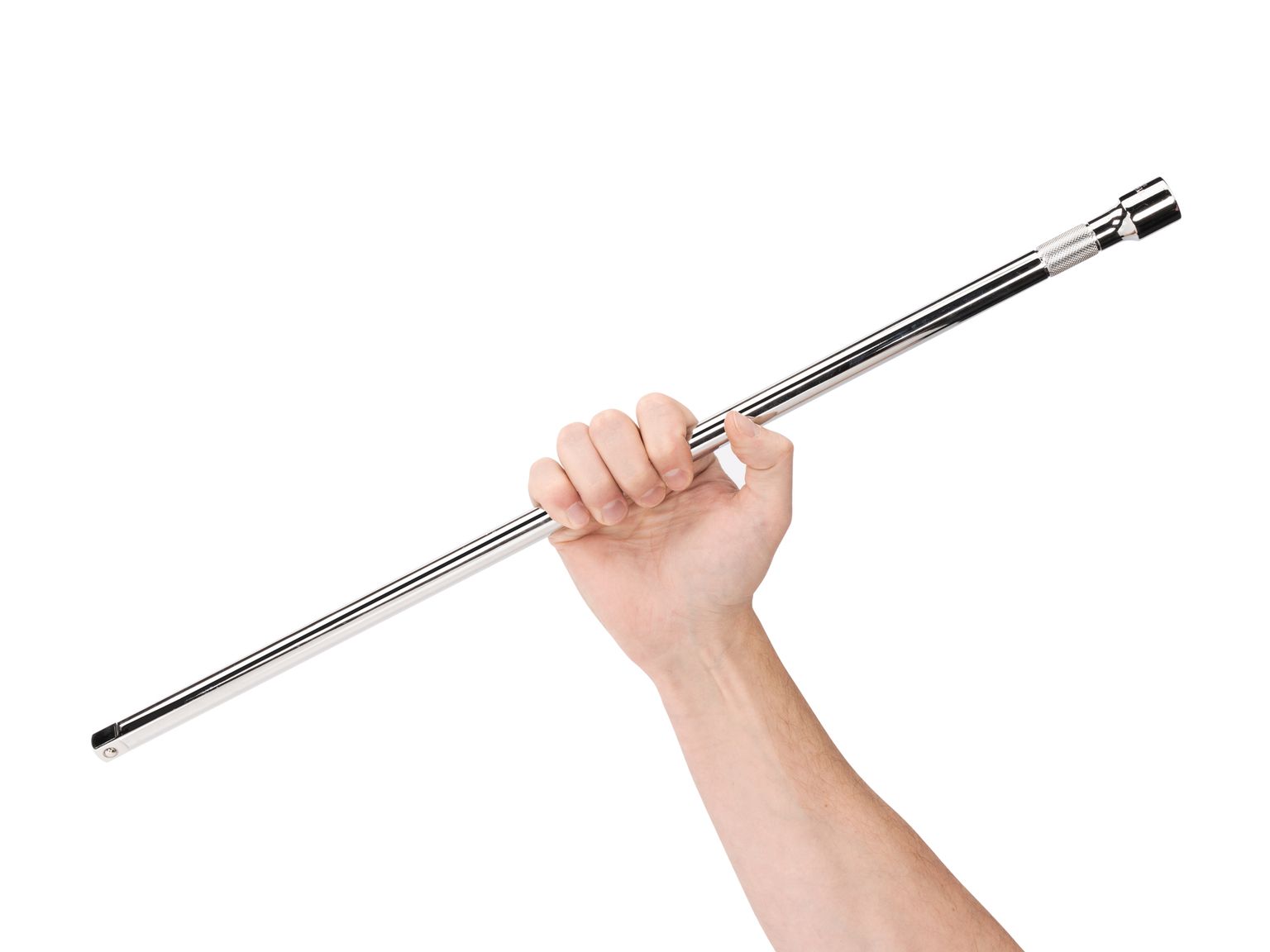 Person holding Tekton 24 inch hand drive accessory. Item #SHA21124