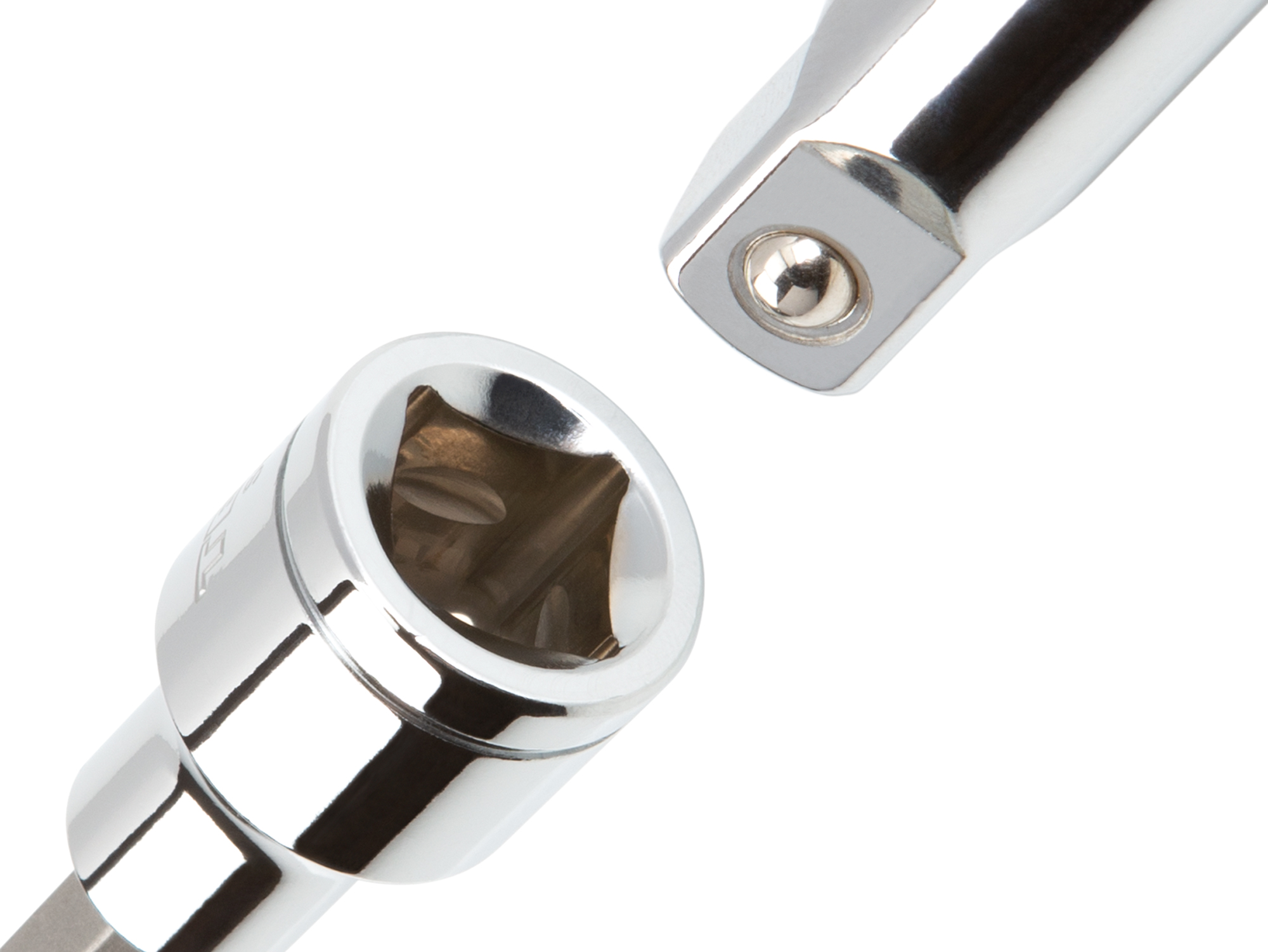 Closeup view of Tekton rail hand drive bit and external star socket set. Item #SHB92103