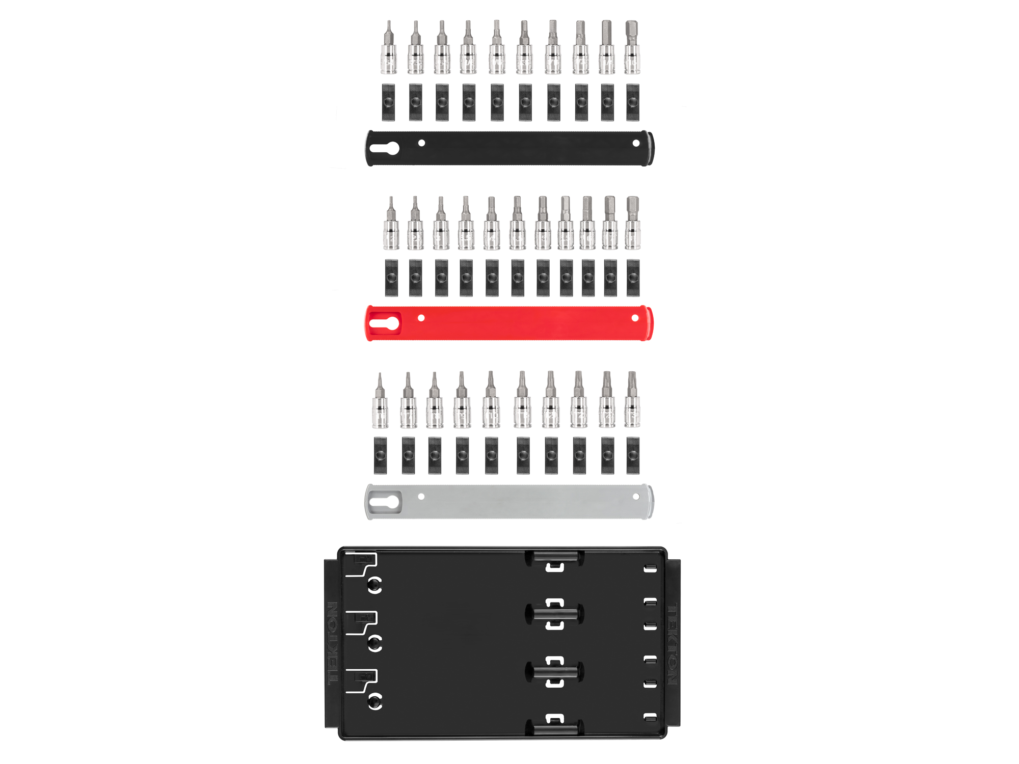 31-Piece 1/4 Inch Drive Hex/Torx Bit Socket Set | TEKTON