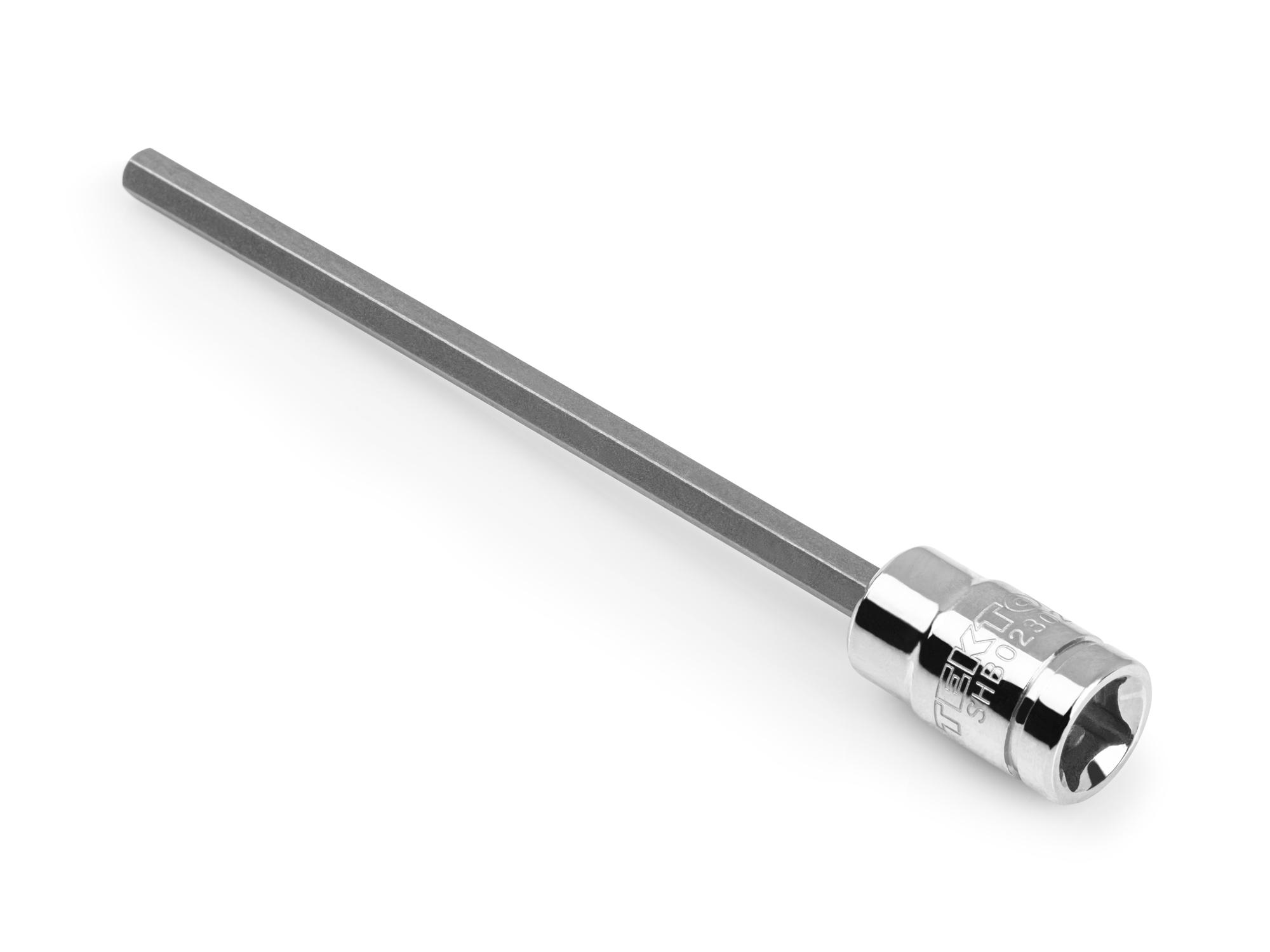 Back angle view of Tekton hand drive bit socket. Item #SHB02302