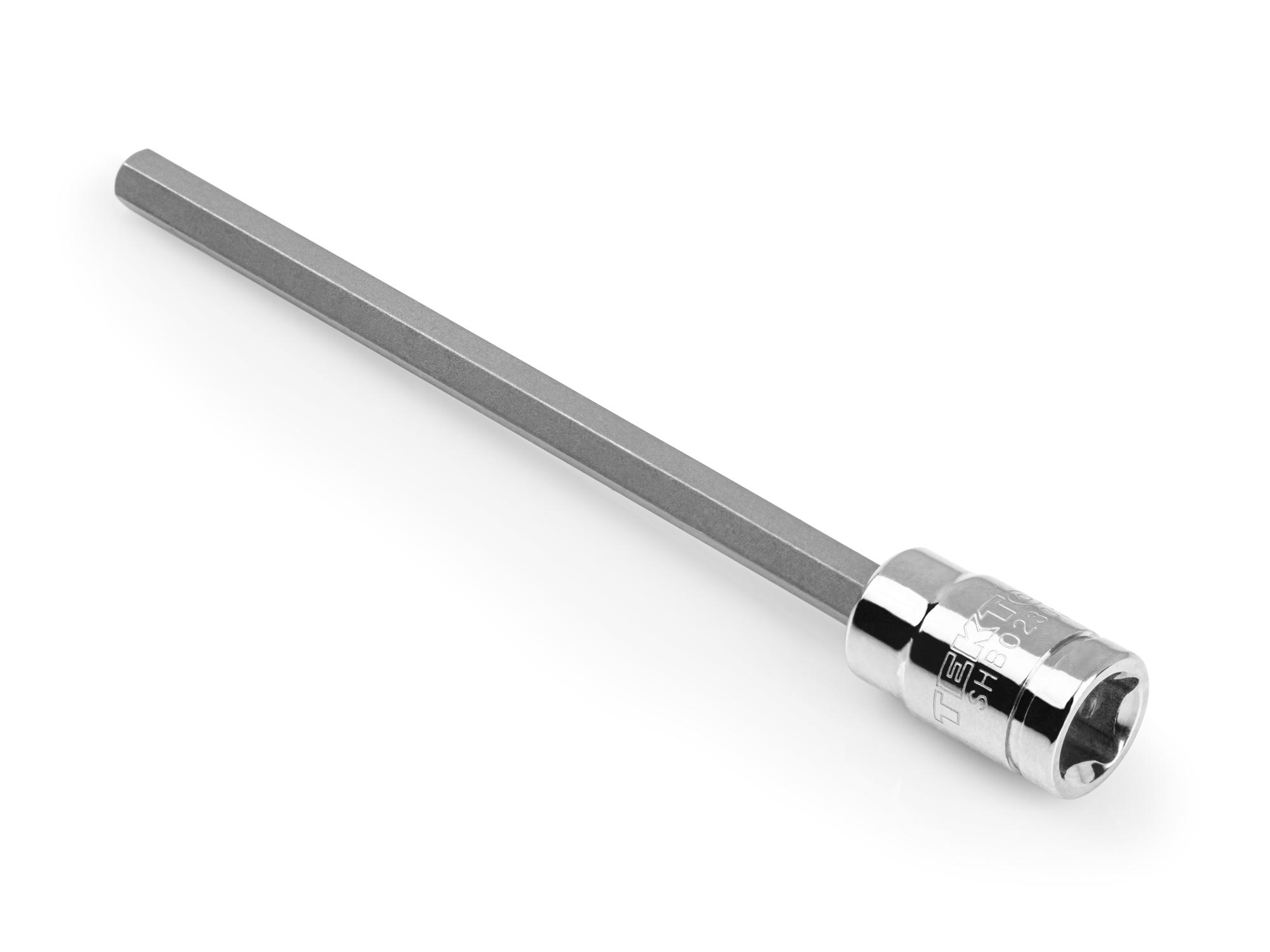 Back angle view of Tekton hand drive bit socket. Item #SHB02303