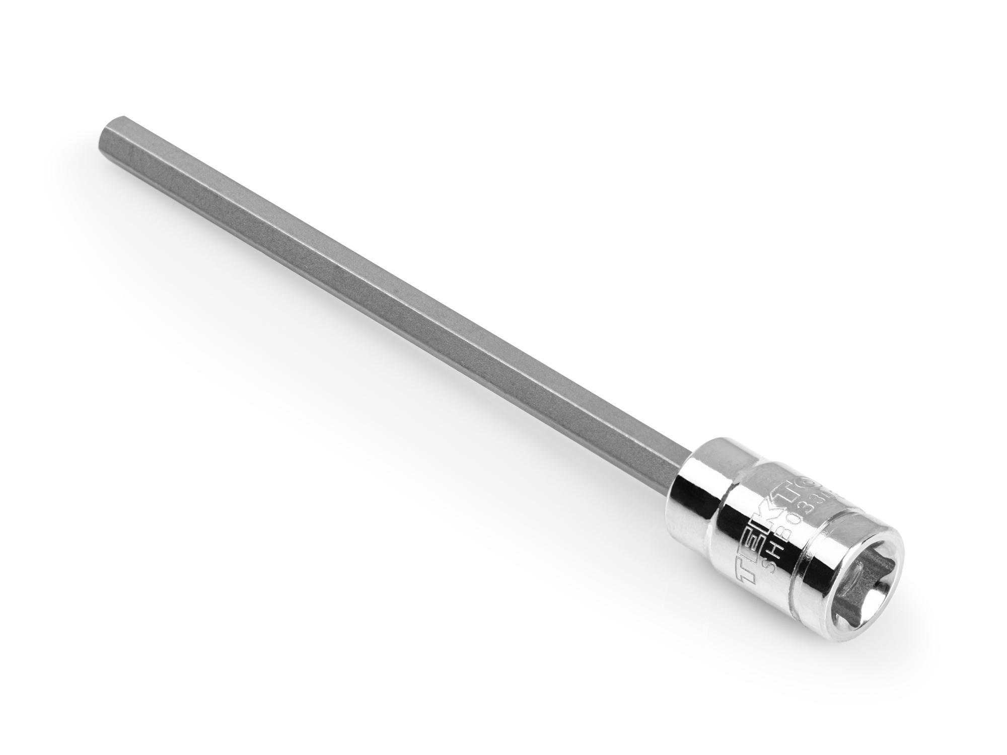 Back angle view of Tekton hand drive bit socket. Item #SHB03303