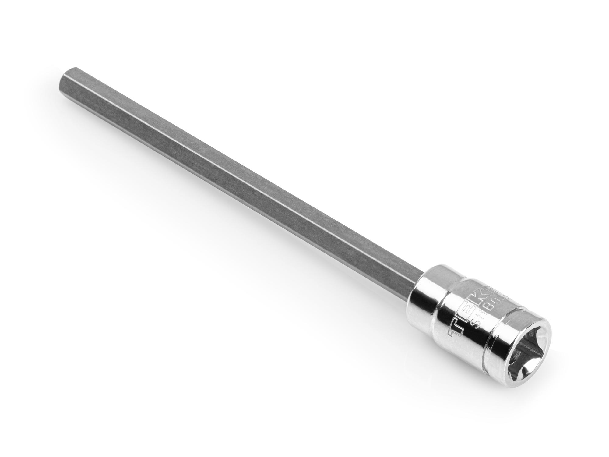 Back angle view of Tekton hand drive bit socket. Item #SHB03304