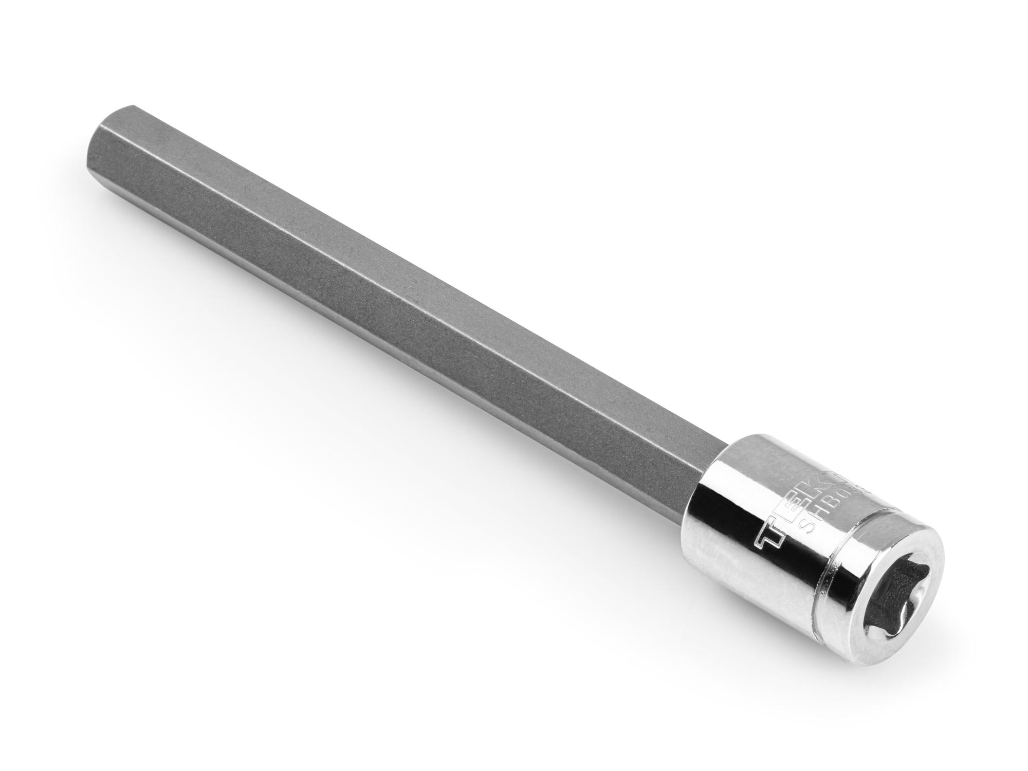 Back angle view of Tekton hand drive bit socket. Item #SHB03308