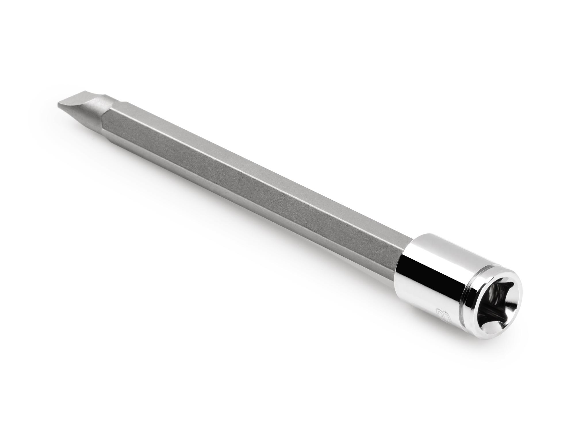 Back angle view of Tekton hand drive bit socket. Item #SHB10404