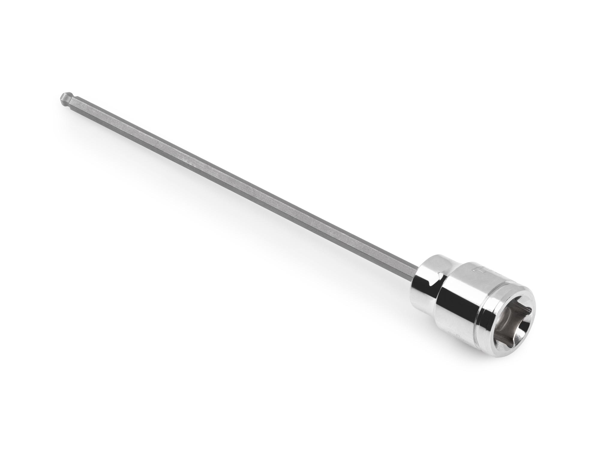 Back angle view of Tekton hand drive bit socket. Item #SHB12801