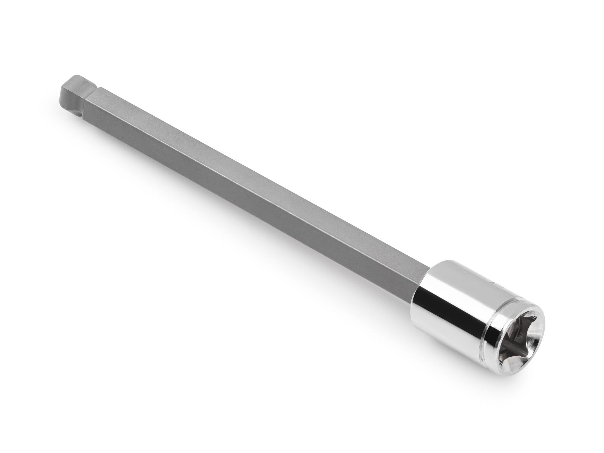 Back angle view of Tekton hand drive bit socket. Item #SHB12810