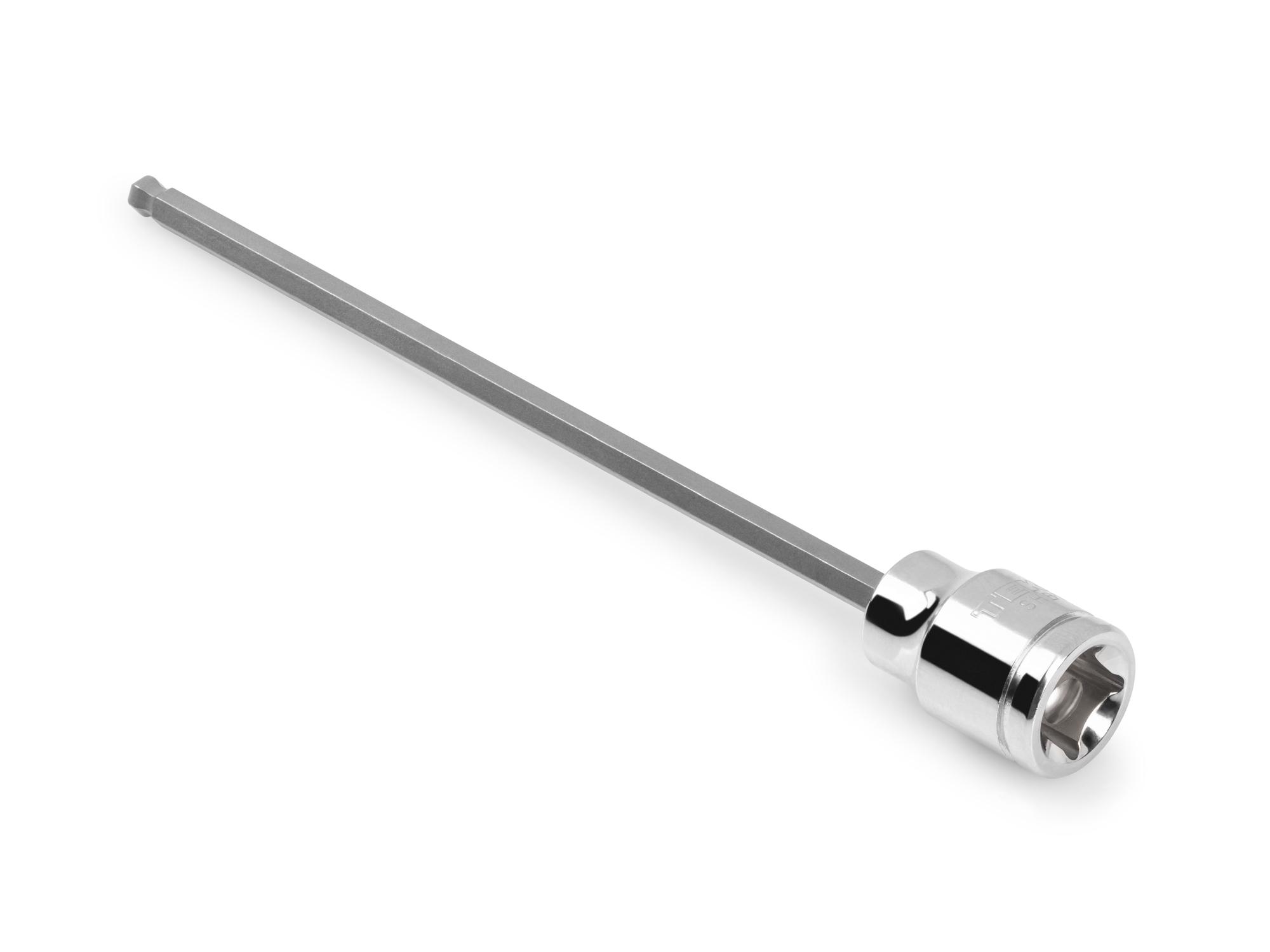 Back angle view of Tekton hand drive bit socket. Item #SHB13804