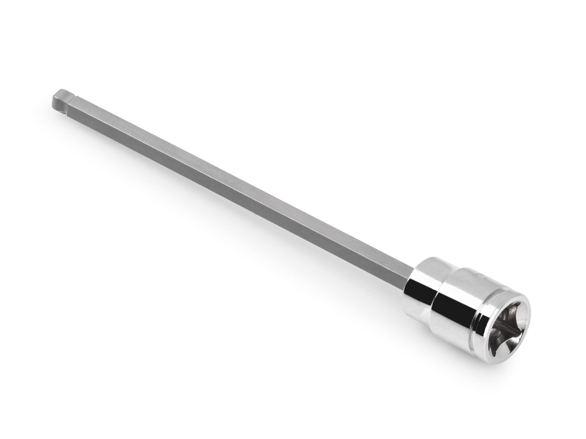 Back angle view of Tekton hand drive bit socket. Item #SHB13805