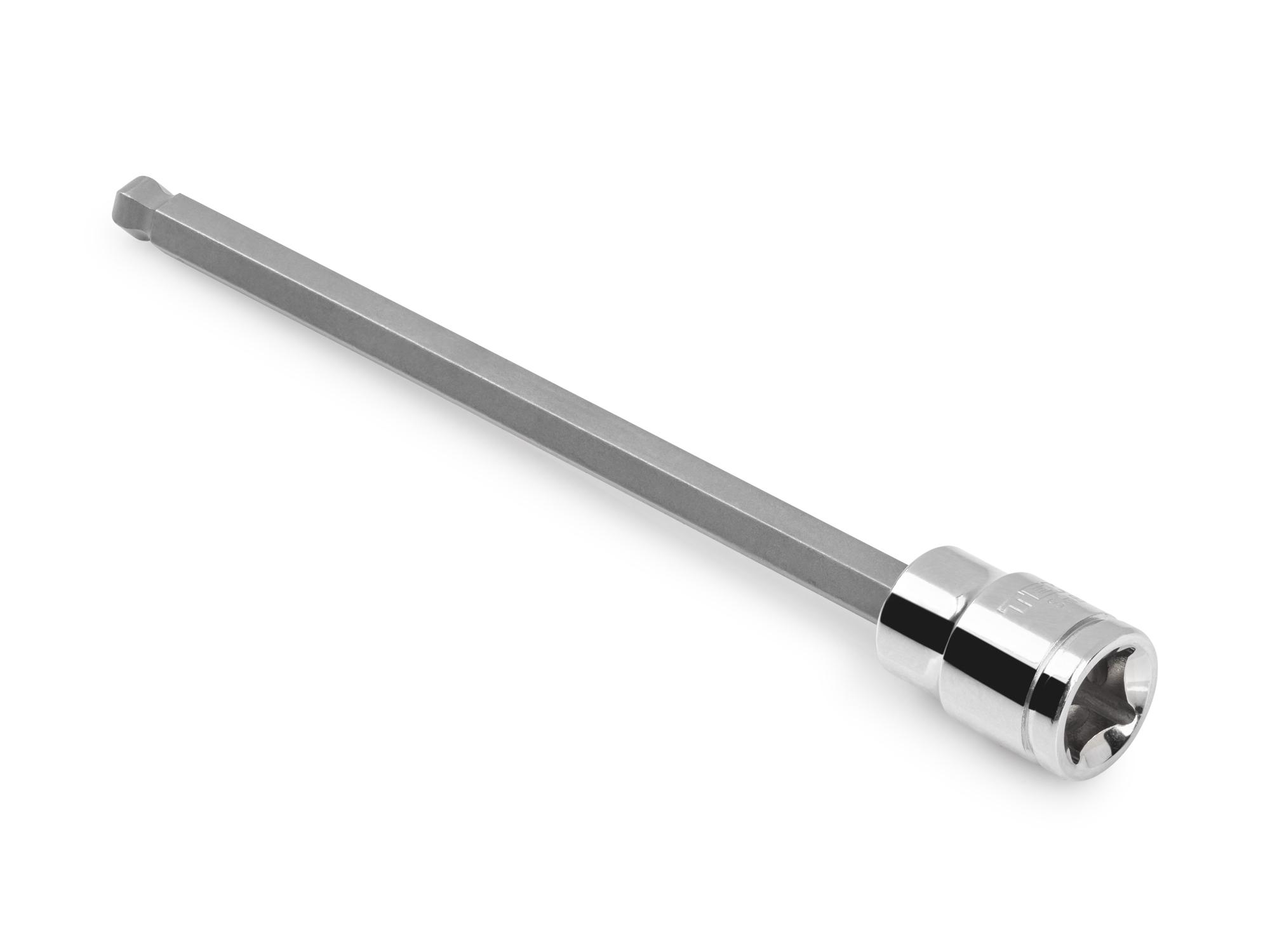 Back angle view of Tekton hand drive bit socket. Item #SHB13807